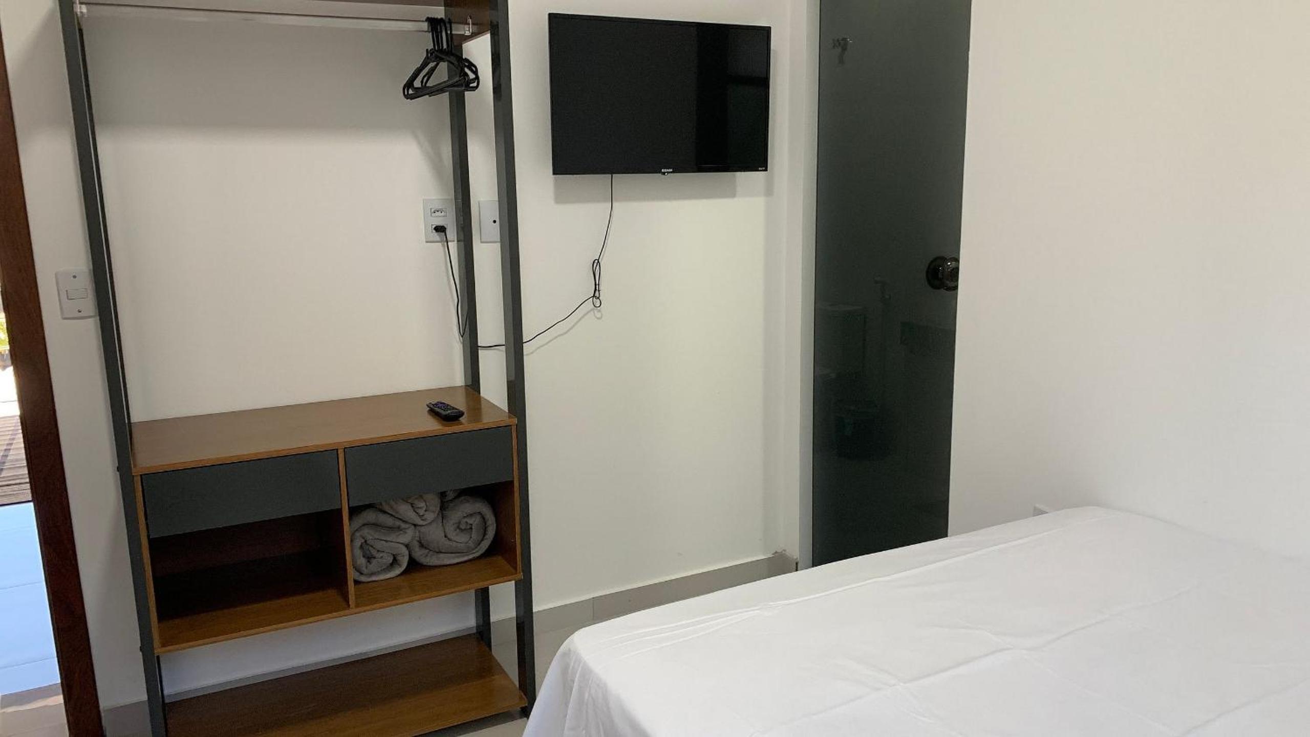 Quarto duplo na orla de Porto Bahia
