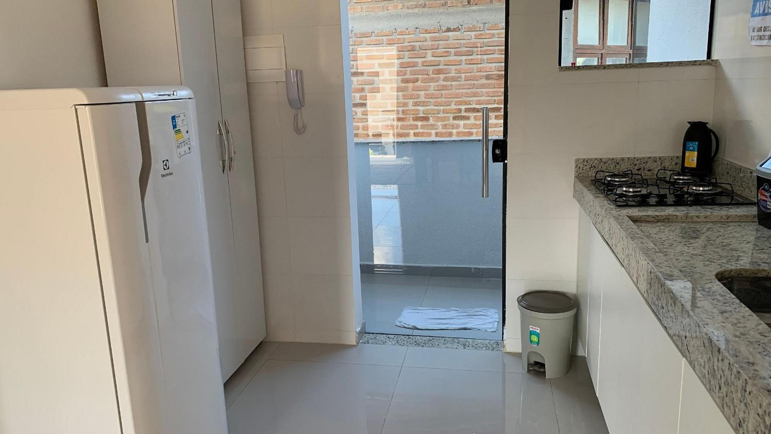 Quarto duplo na orla de Porto Bahia