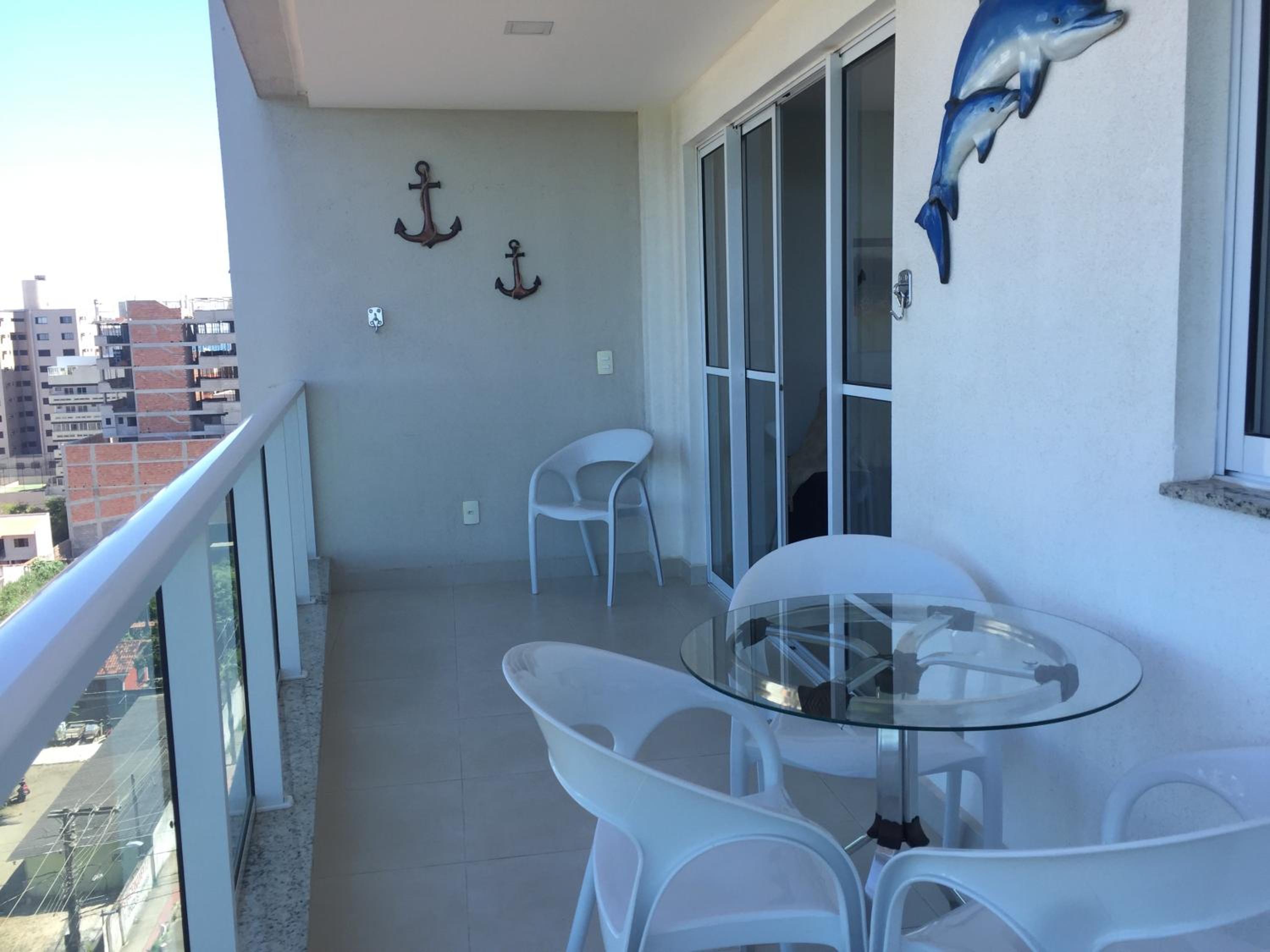 Apto com vista para Mar com Wi-Fi ar split próximo de duas Praias do Morro e a Praia da Cerca