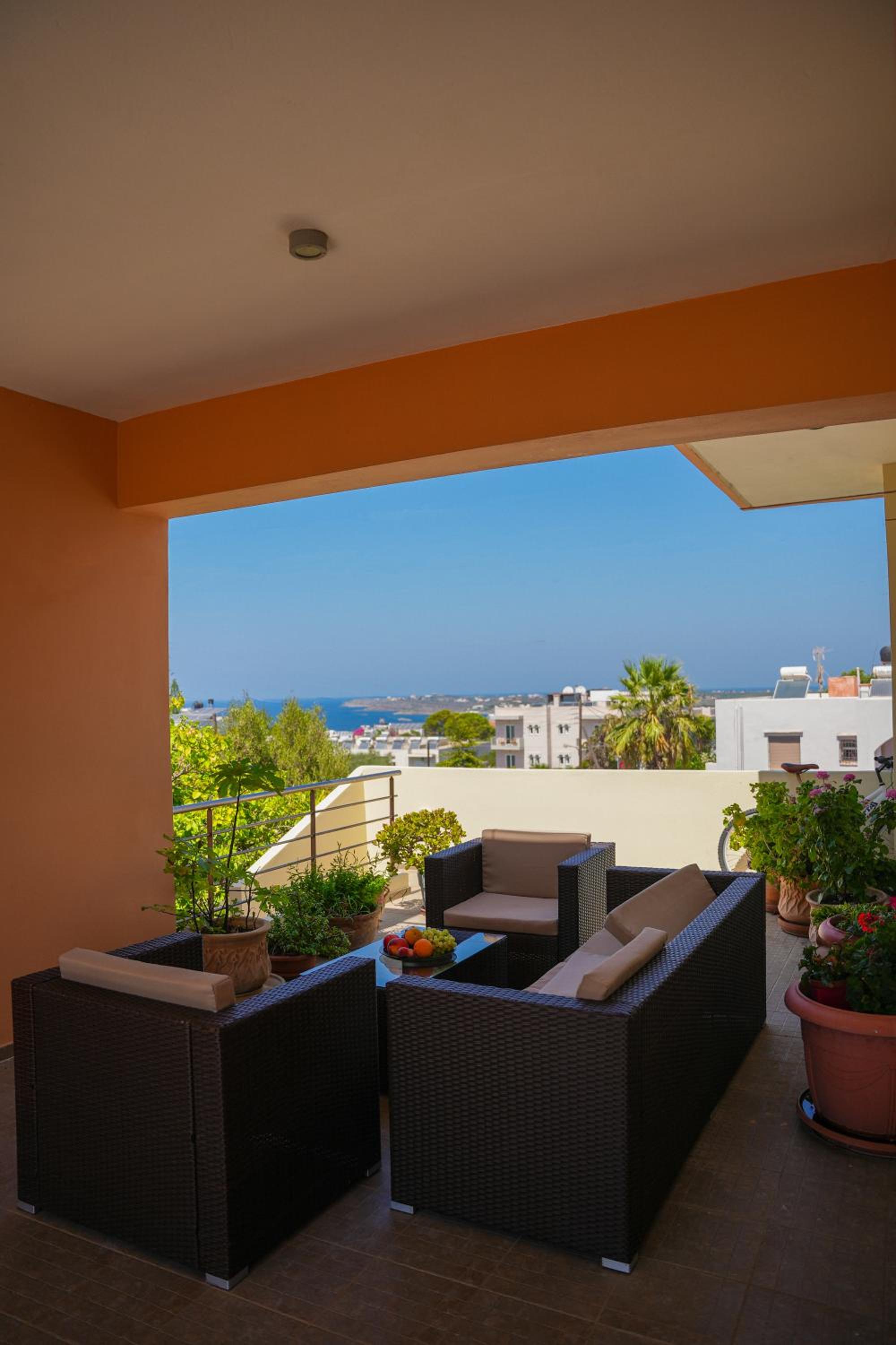Villa Fotini with ocean view view 2