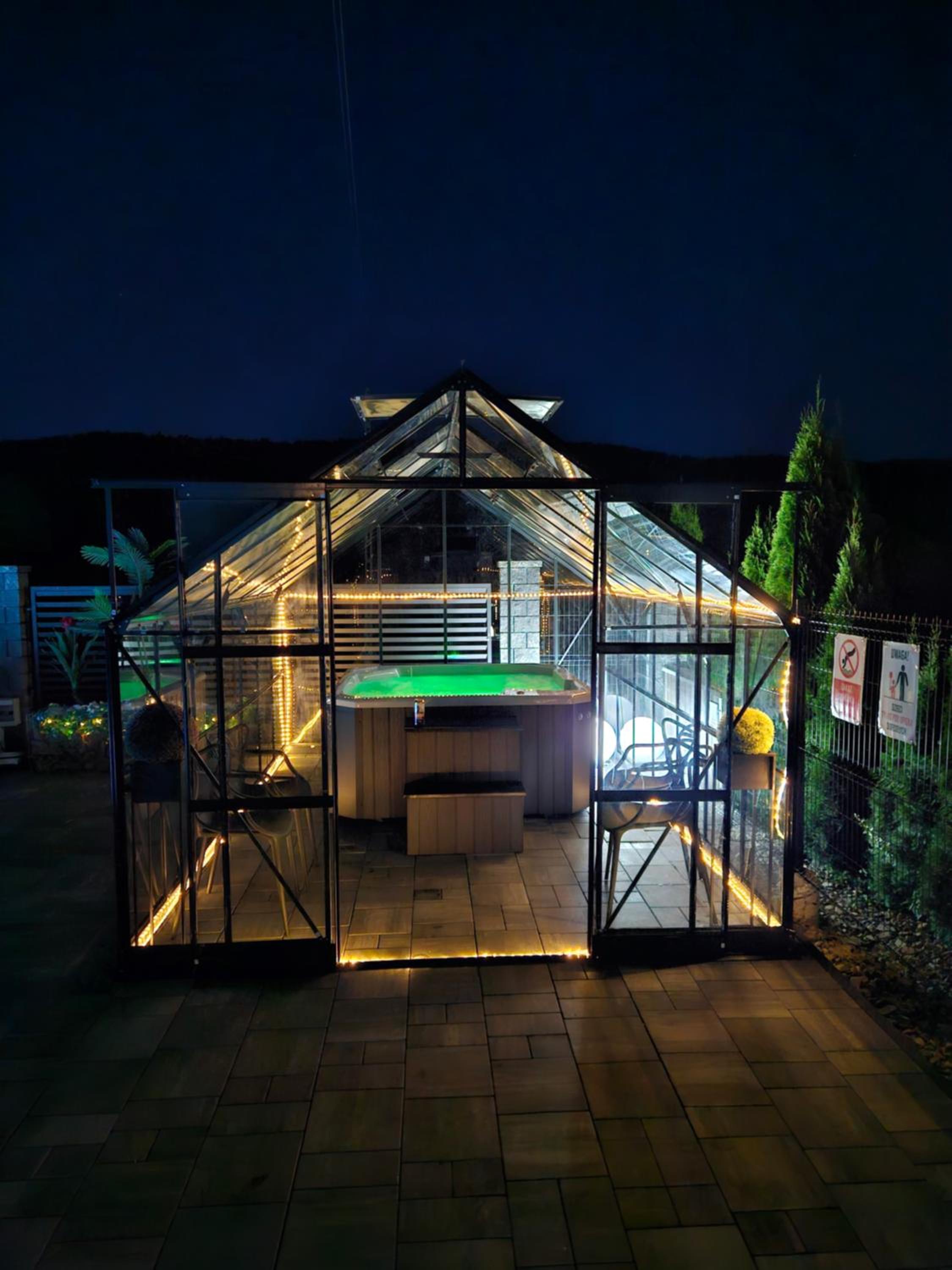 outdoor BBQ area