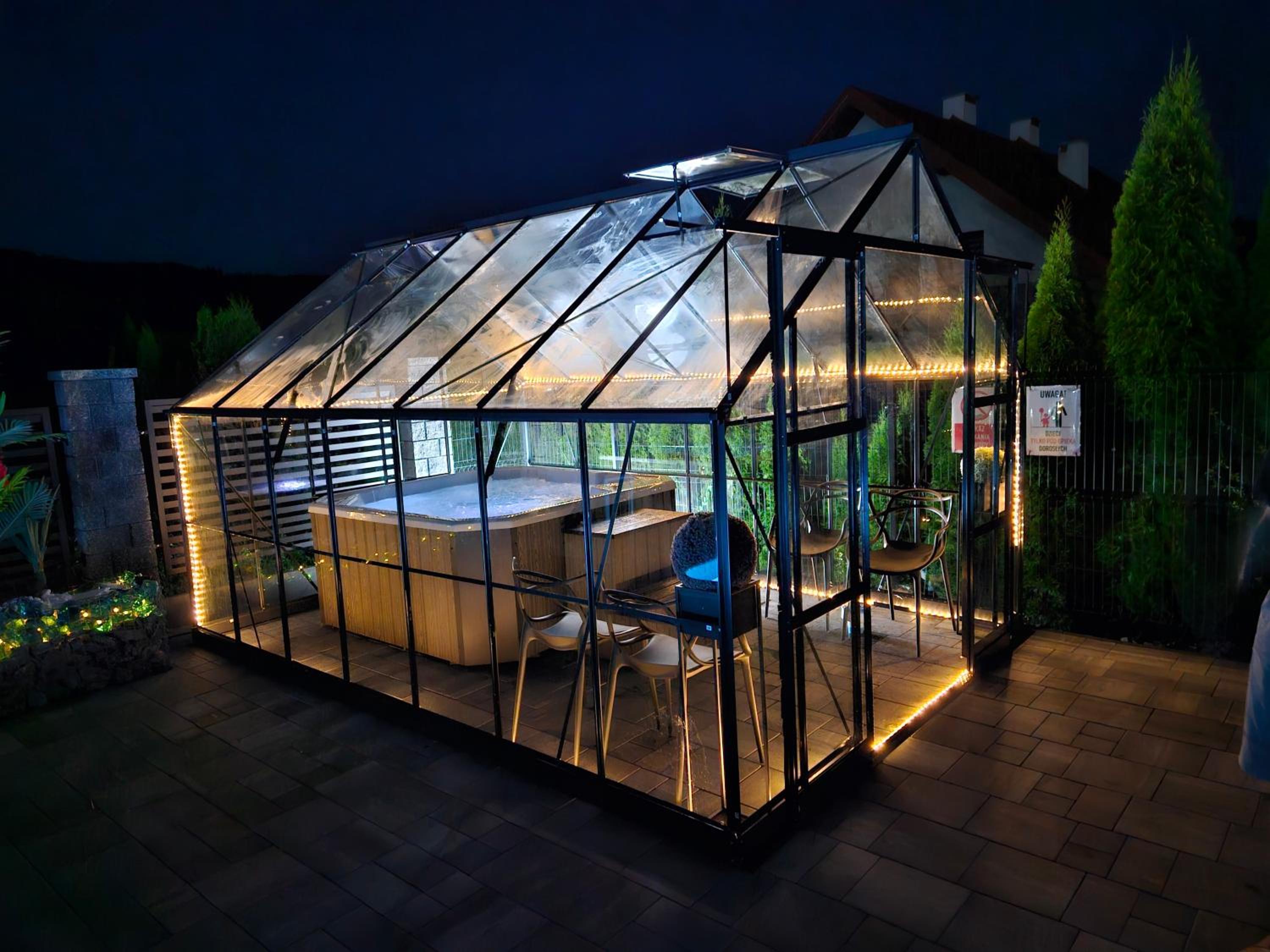 outdoor BBQ area