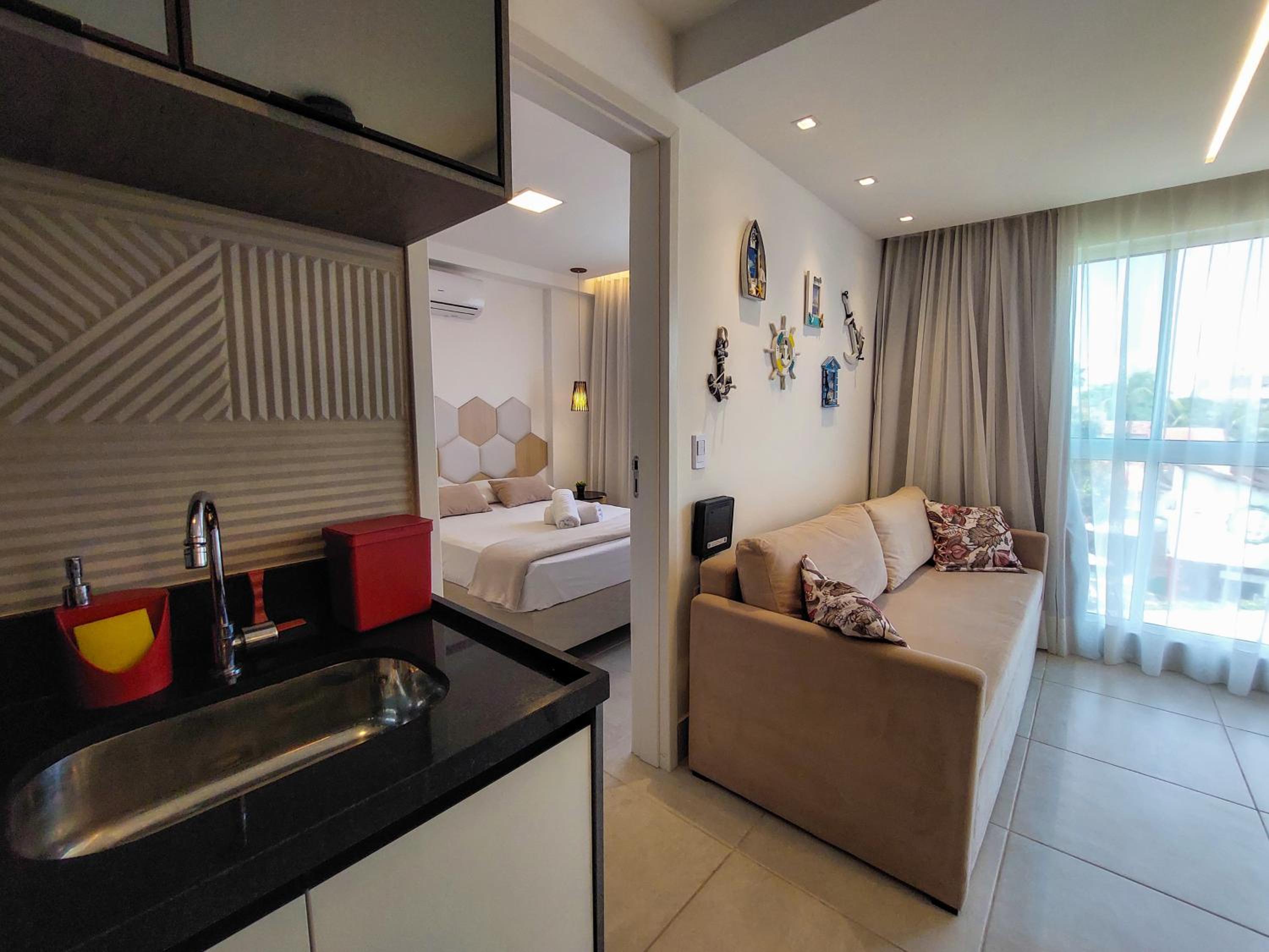 FLAT 208 - Seu Flat no Coração de Porto de Galinhas