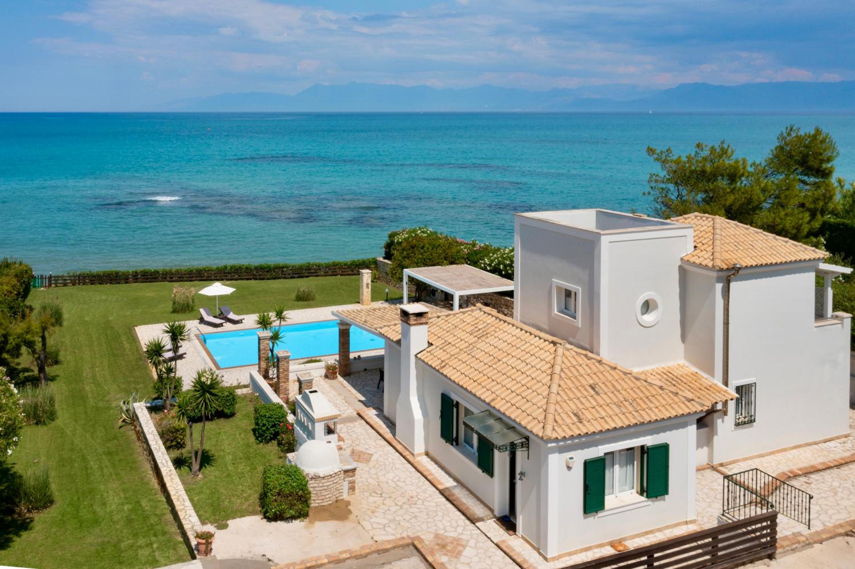 Beachfront Villa Victoras - With private beach photo 3