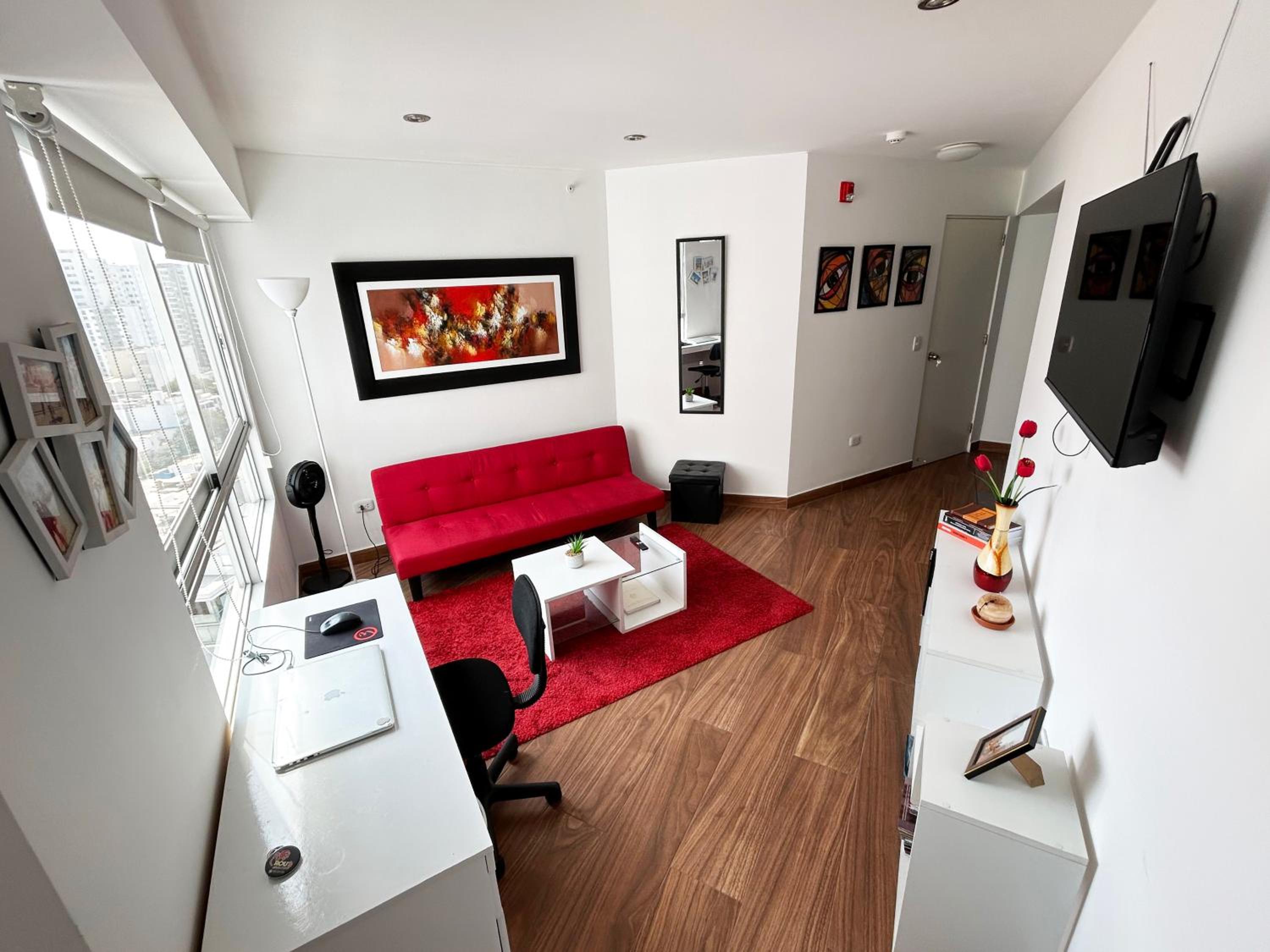 Apartamento moderno con vistas, WiFi gratis y cocina equipada