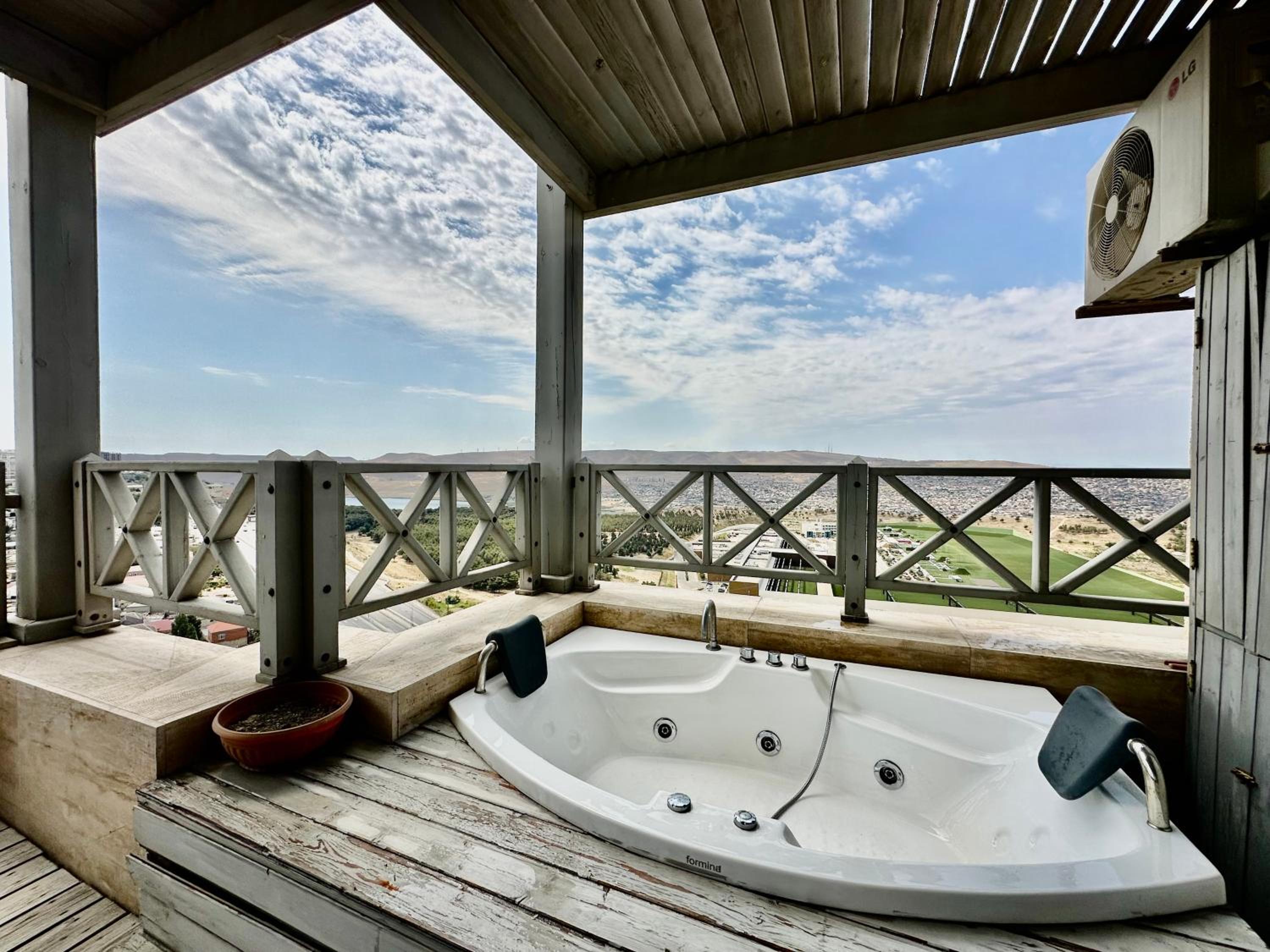 Amazing view two bedrooms apartment with terrace by Baku Housing