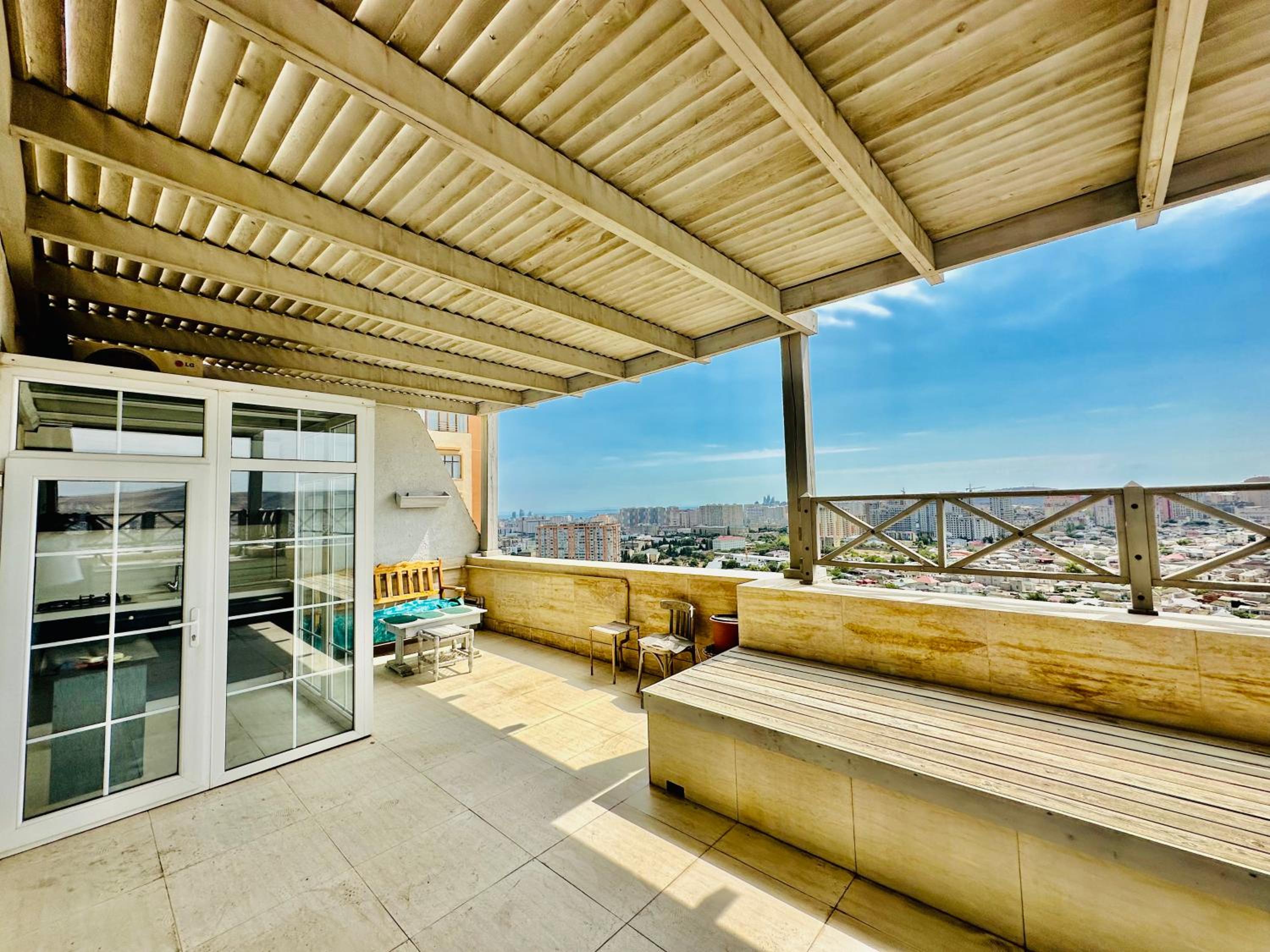 Amazing view two bedrooms apartment with terrace by Baku Housing