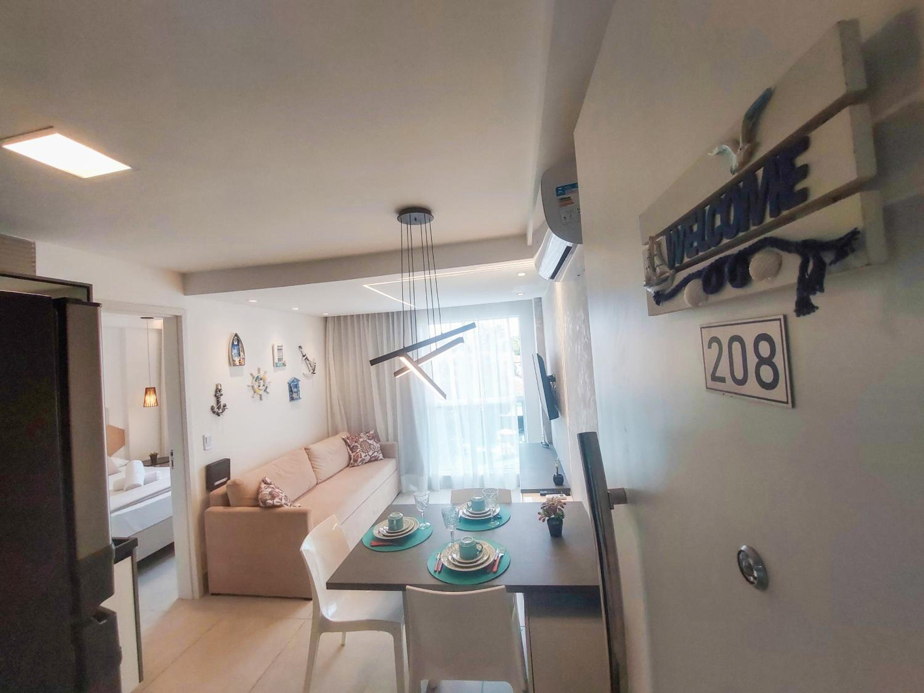 FLAT 208 - Seu Flat no Coração de Porto de Galinhas