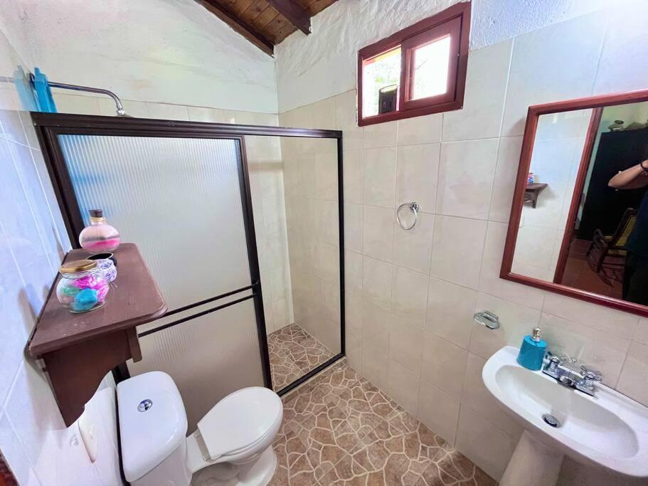 Cabaña amplia con piscina, naturaleza y cercana