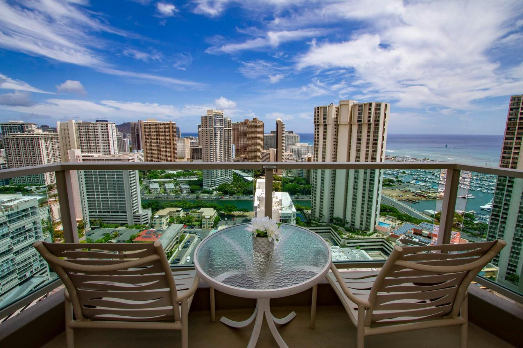 Ocean Views from balcony Walk to Beach and Mall 3024 view 3
