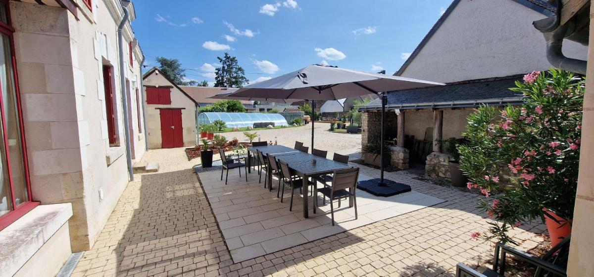 Gîte Atypique 2 à 8 PERSONNES avec piscine jacuzzi proche châteaux de la Loire