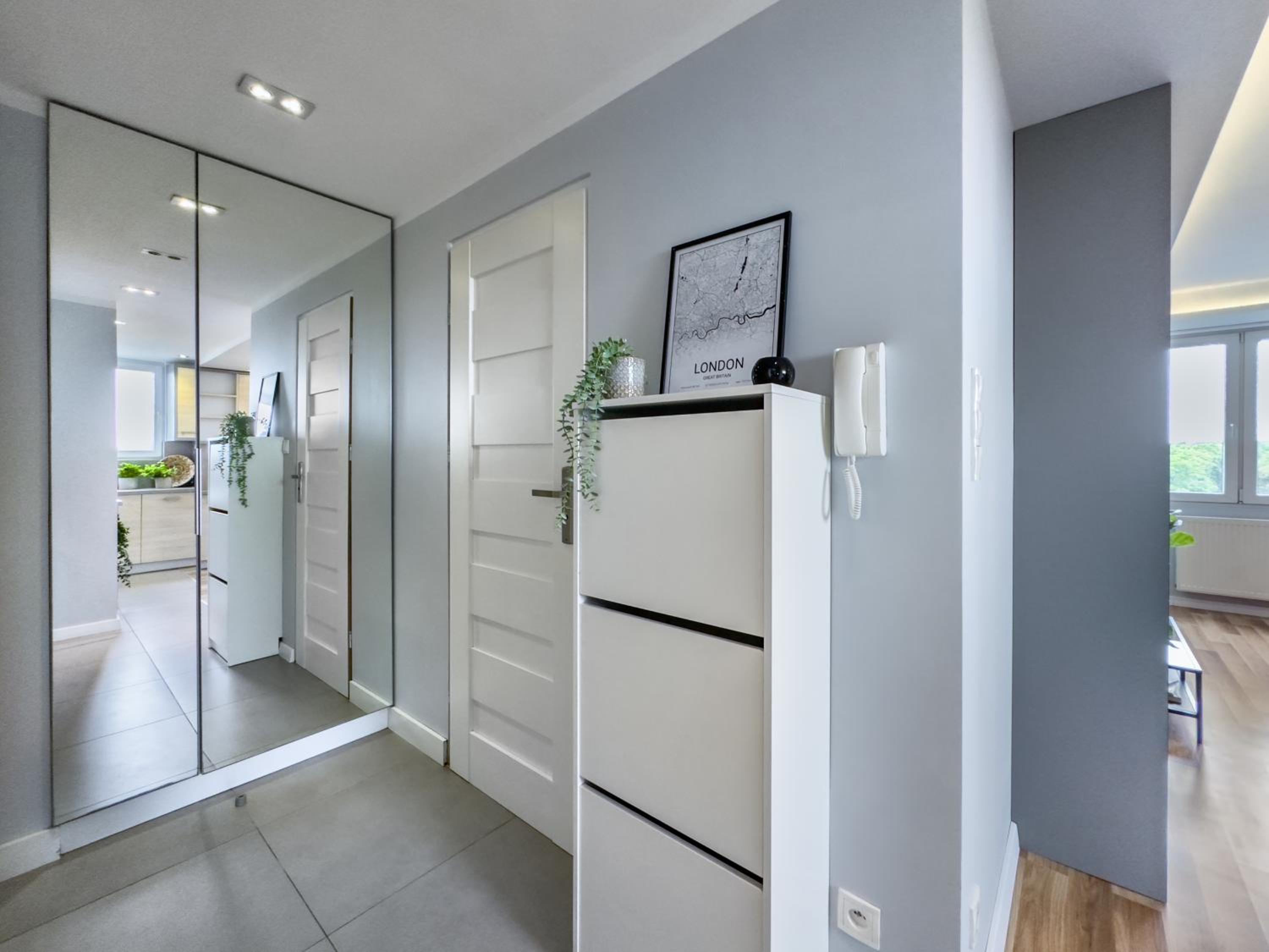 Apartament z widokiem na panoramę miasta