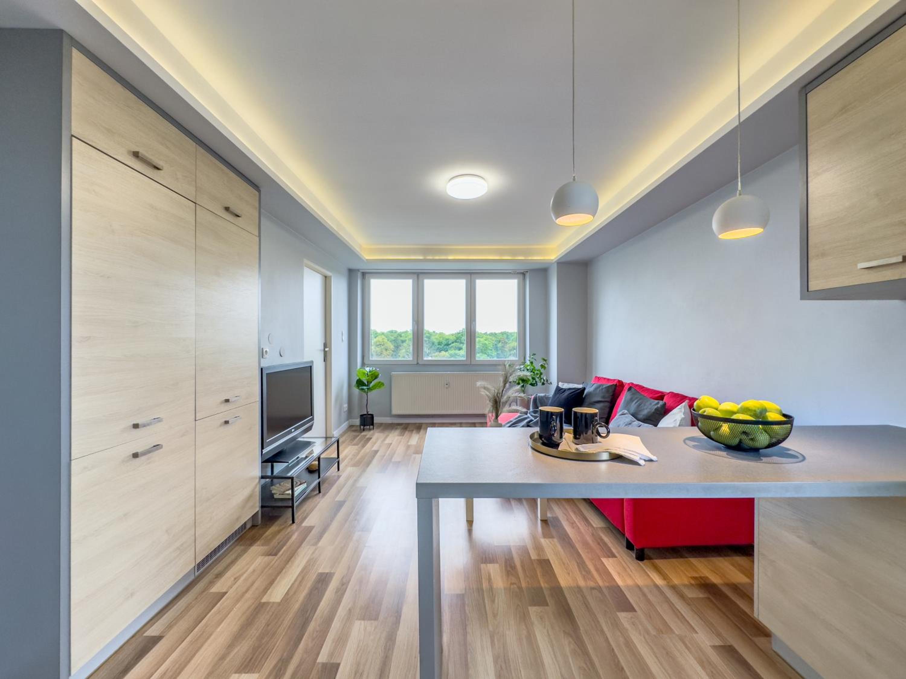 Apartament z widokiem na panoramę miasta