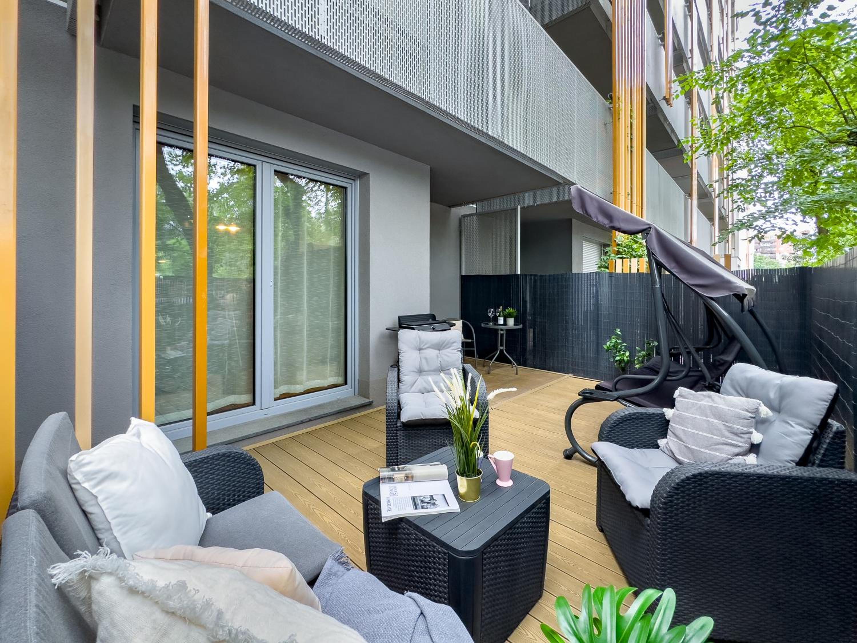 Apartament z dużym tarasem w centrum Krakowa