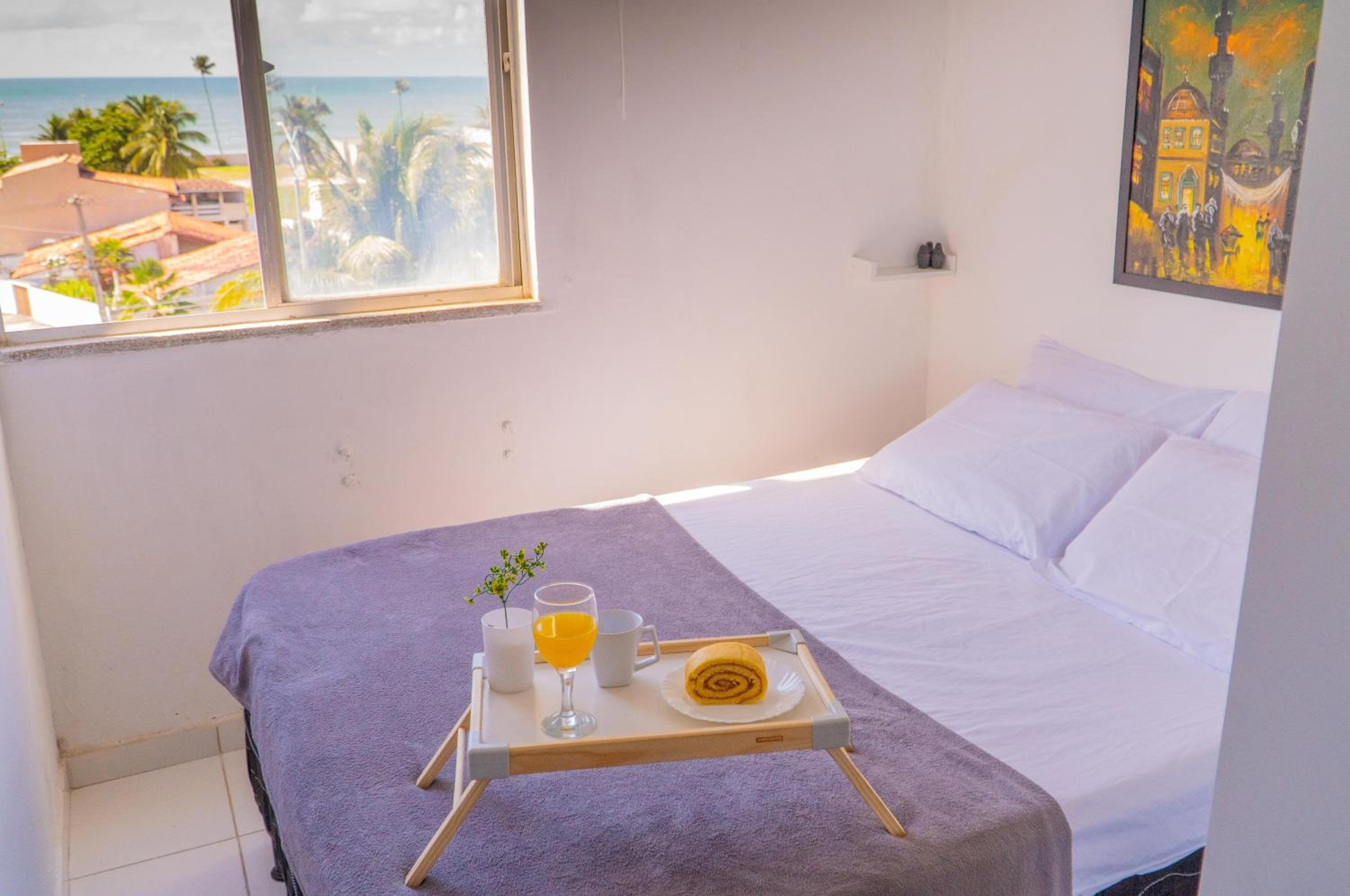 apartamento vista mar 2 quartos estacionamento gratis Netflix e self check in