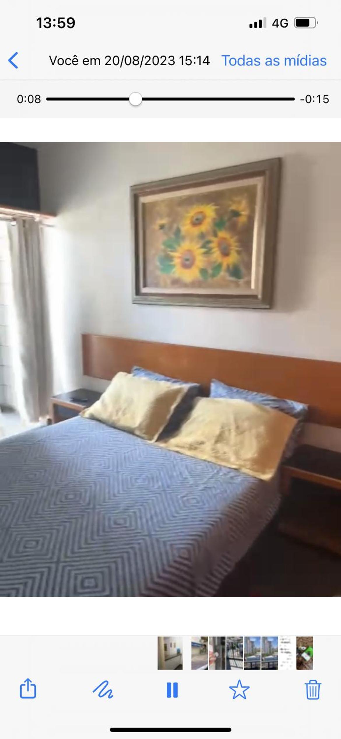 Quarto e sala Localização ótima na opinião de 100% dos hóspedes