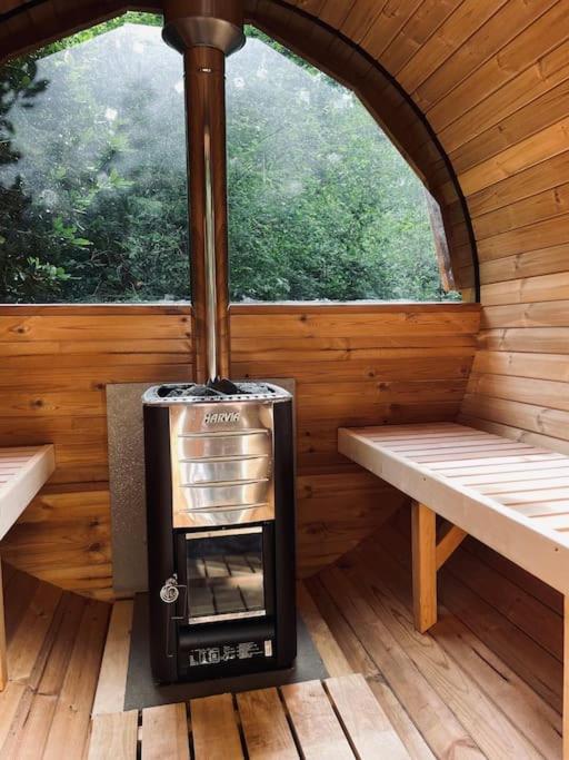 Prachtige chalet in het bos met sauna!