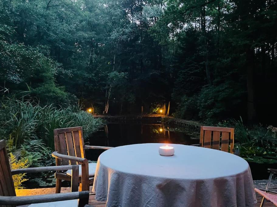 Prachtige chalet in het bos met sauna!