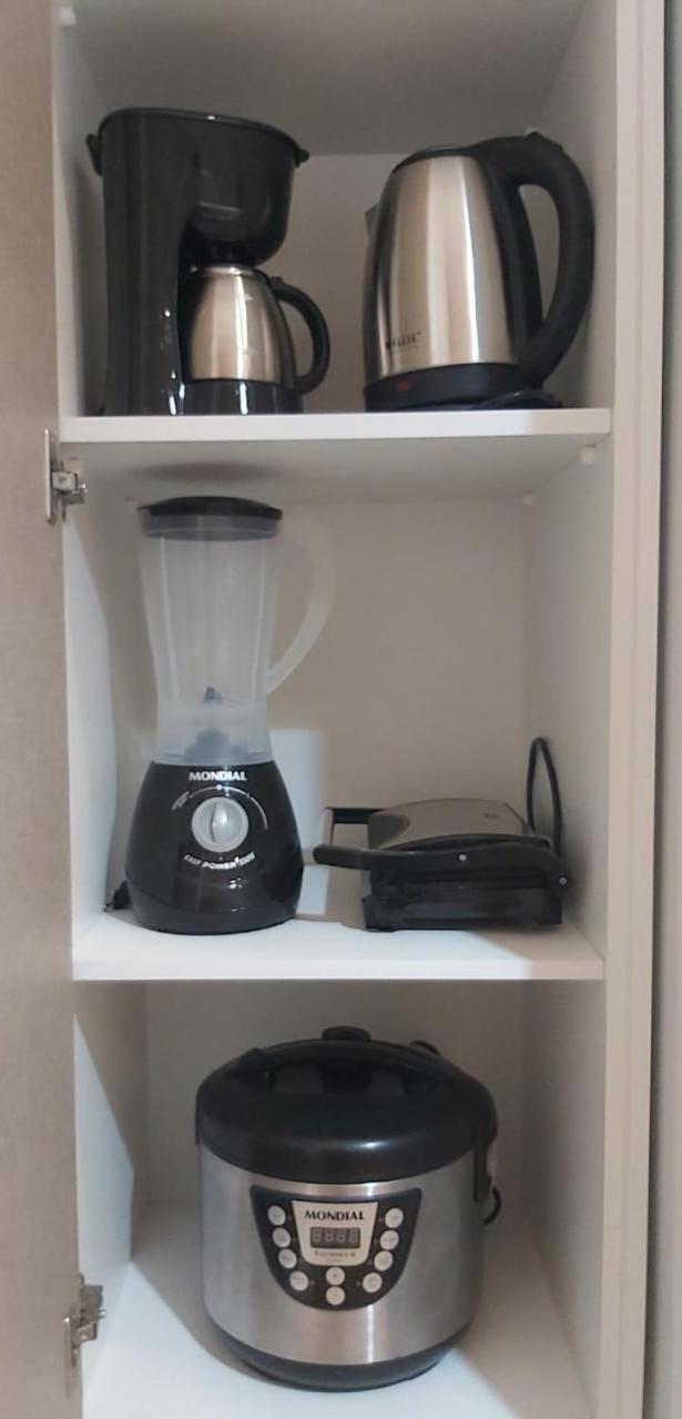 Lindo studio equipado em apartamento clube com academia e conforto no centro de Curitiba - MID Home