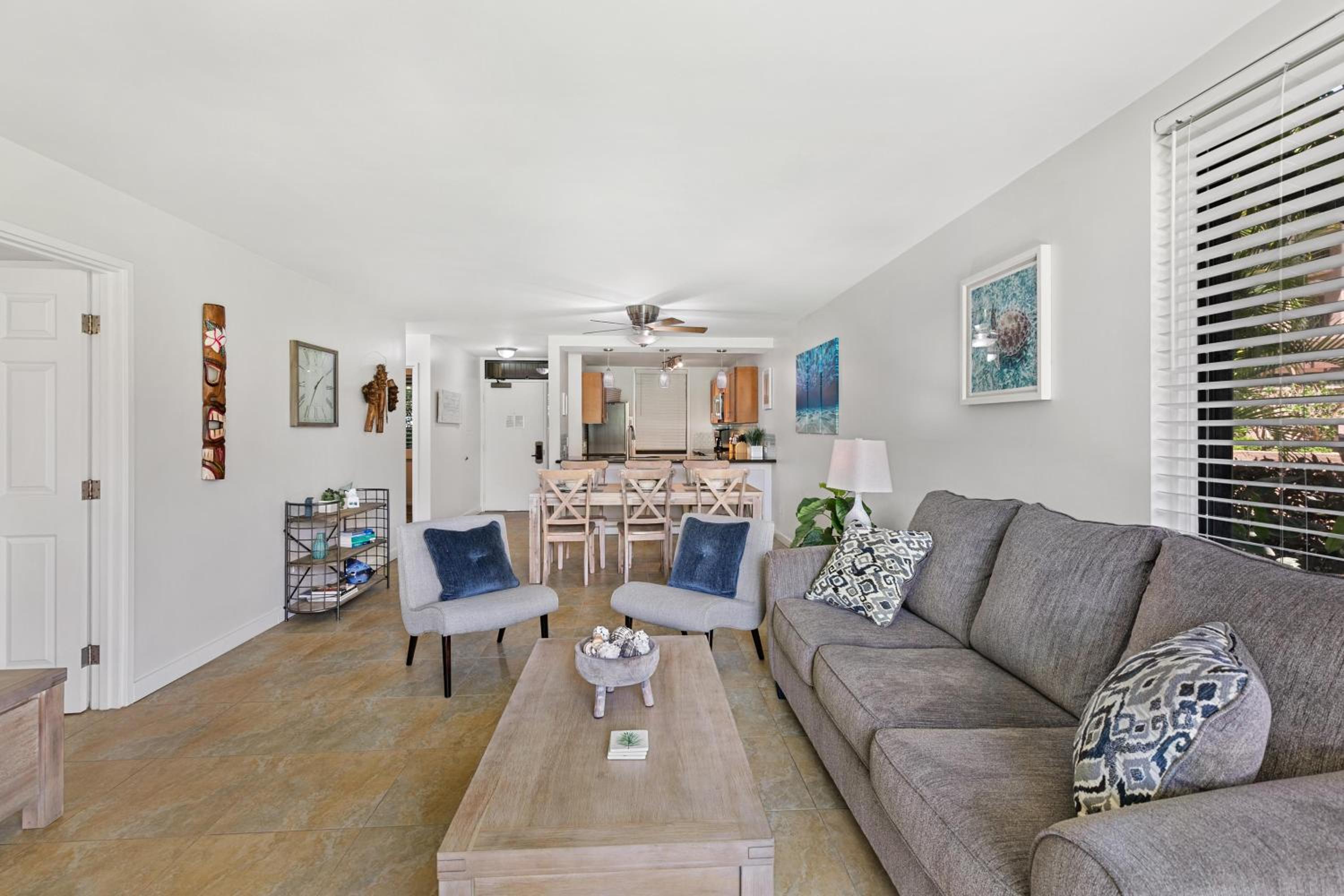 Kamaole Sands 1101 · KAS 1101 Updated Beachy Chic 2BD Across Bea