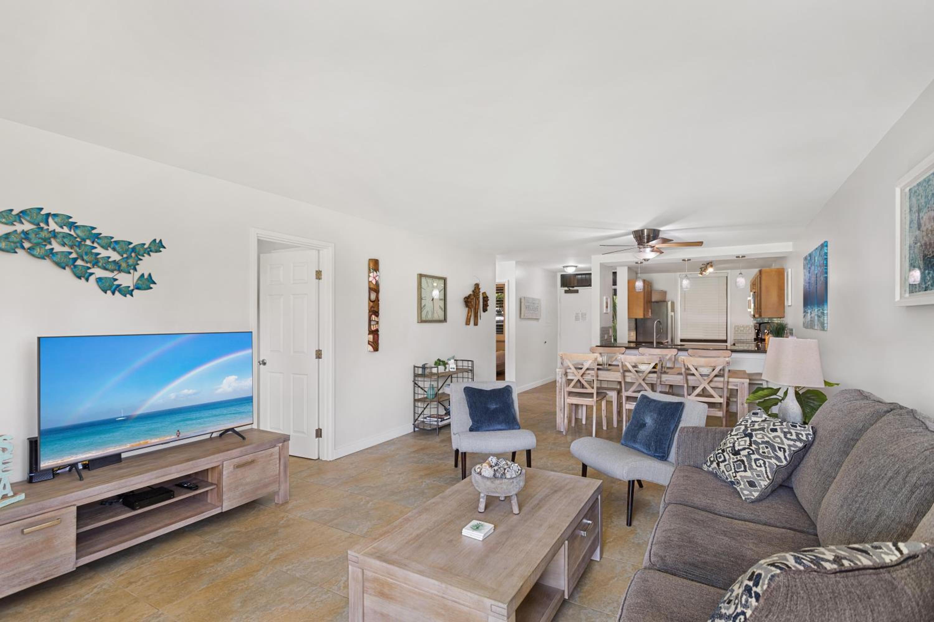 Kamaole Sands 1101 · KAS 1101 Updated Beachy Chic 2BD Across Bea