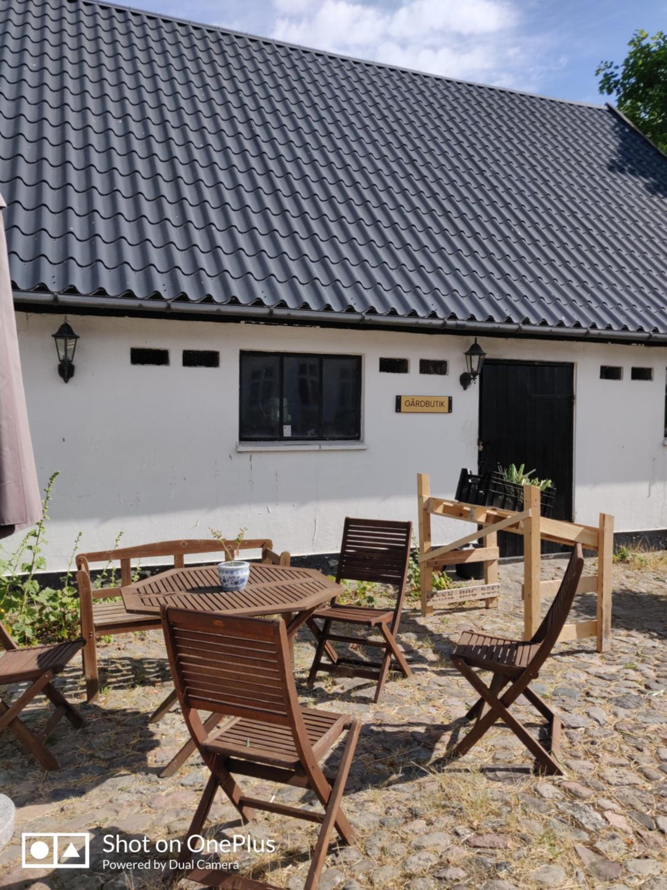 Fuglsanggaard. Private annex in nature.
