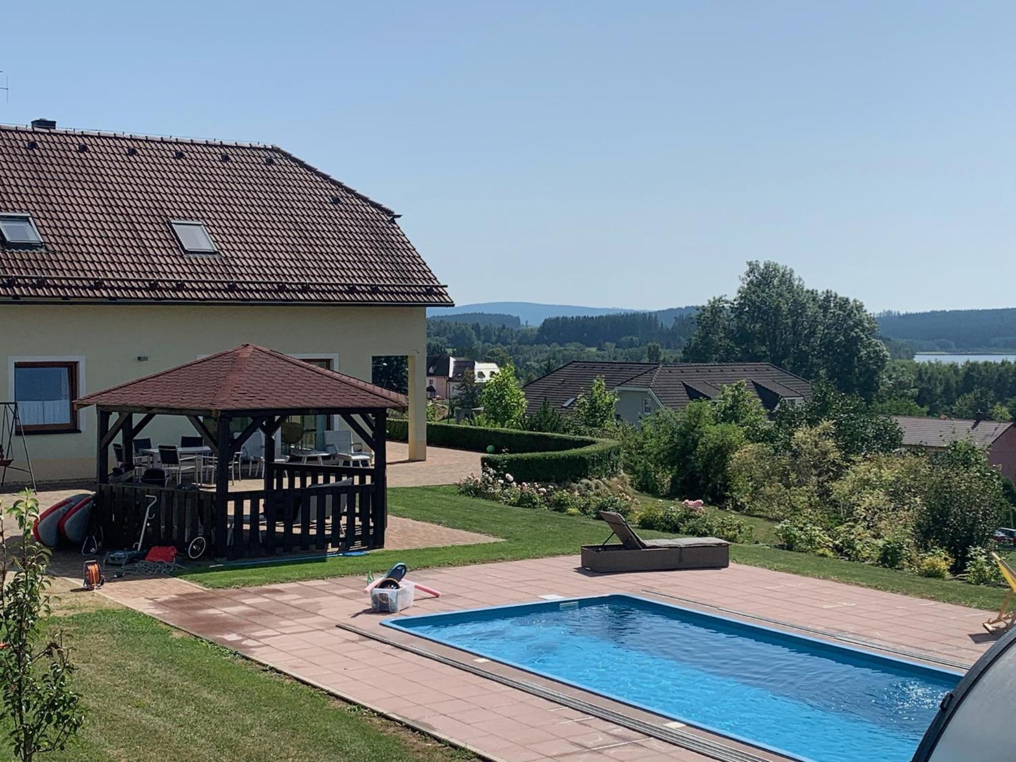 Villa-view pool bbq playground & fire pit view 4