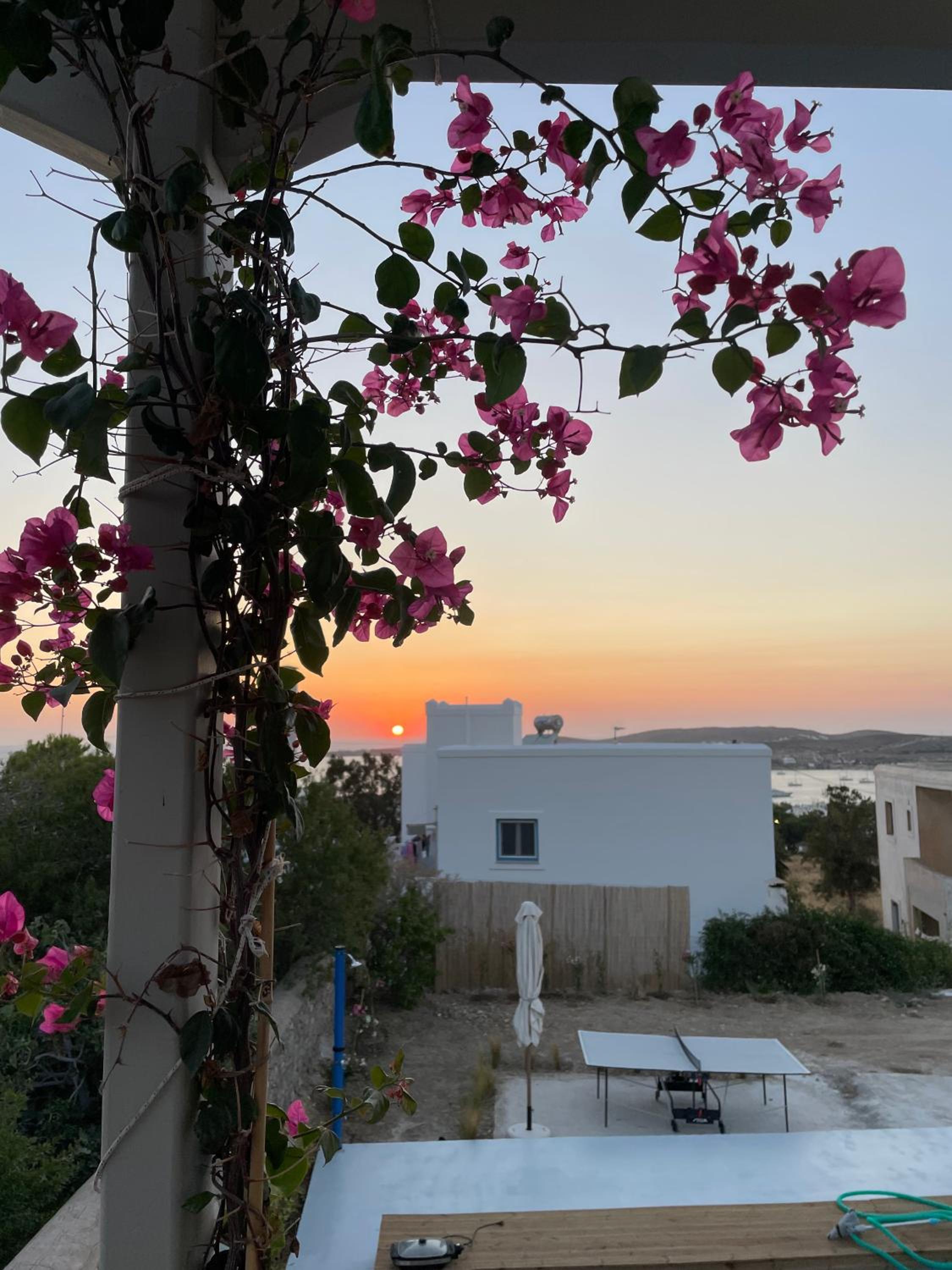 Minimal Blue Apartment with Sunset View in Paros view 4