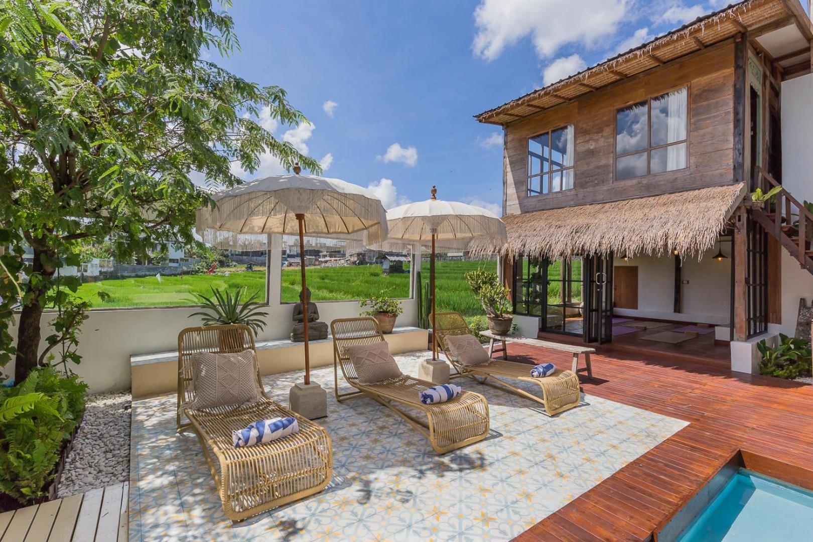 7BR Villa Private Pool Yoga Gym Cinema 10min Canggu Surfing Beach view 2
