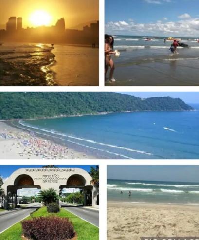 Apê canto do forte,próx praia,centro,garagem,Port 24hs,streaming e Wi-Fi grátis