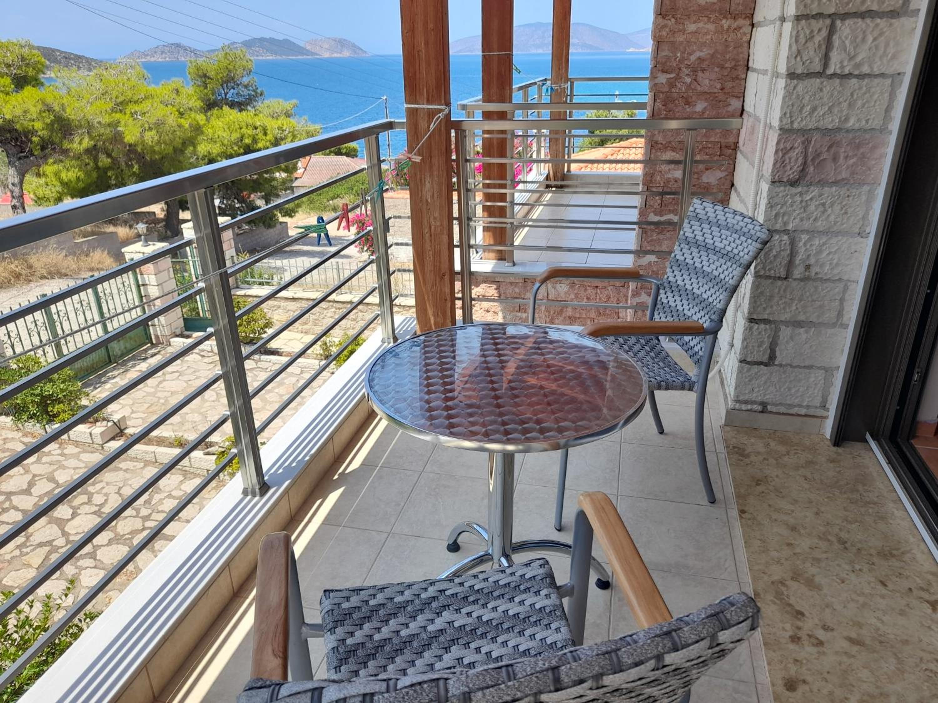 Stone Villa at Alyki Beach view 3