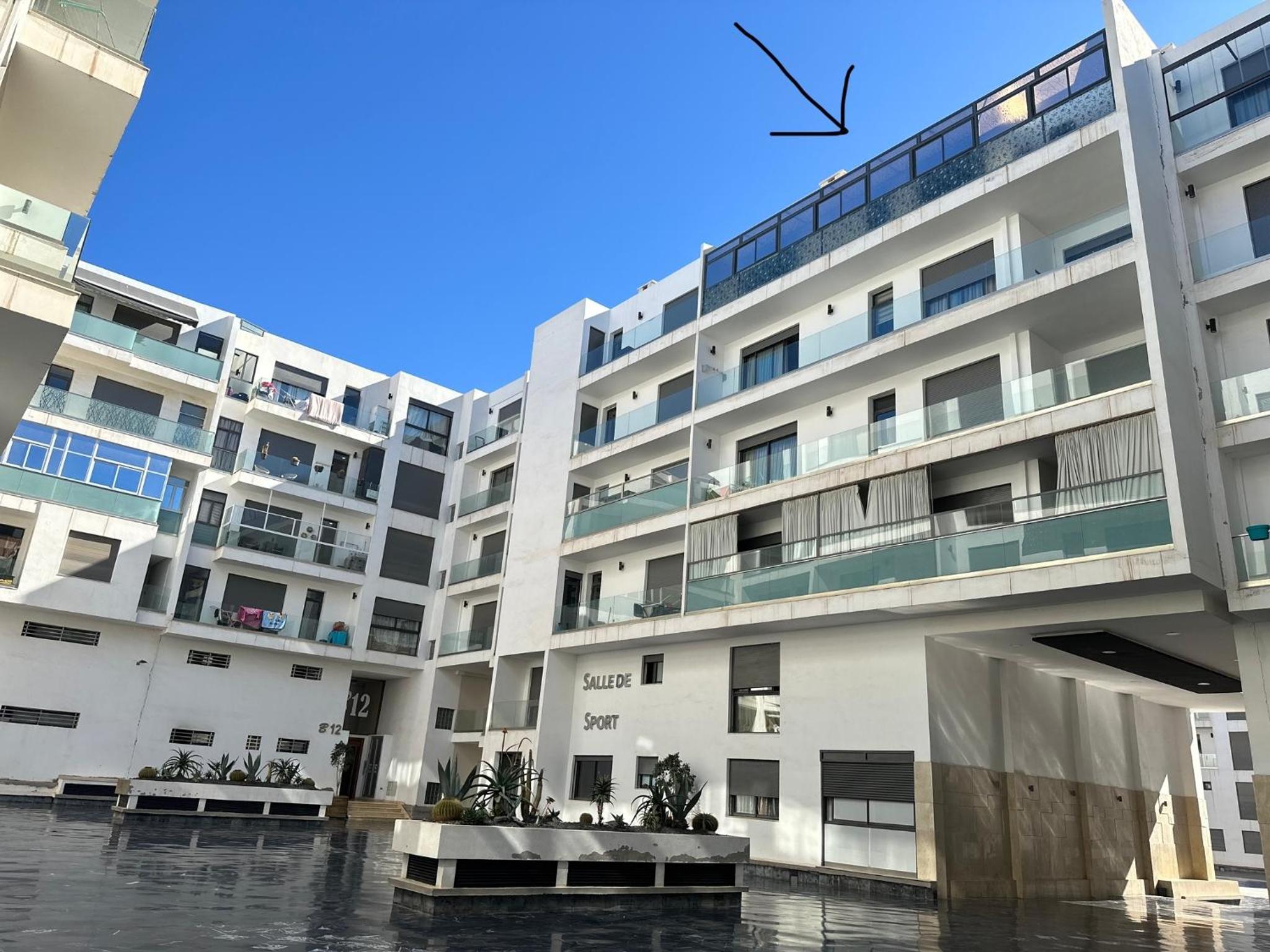 Chic 2BR Getaway with Large Balcony and Central AC view 2