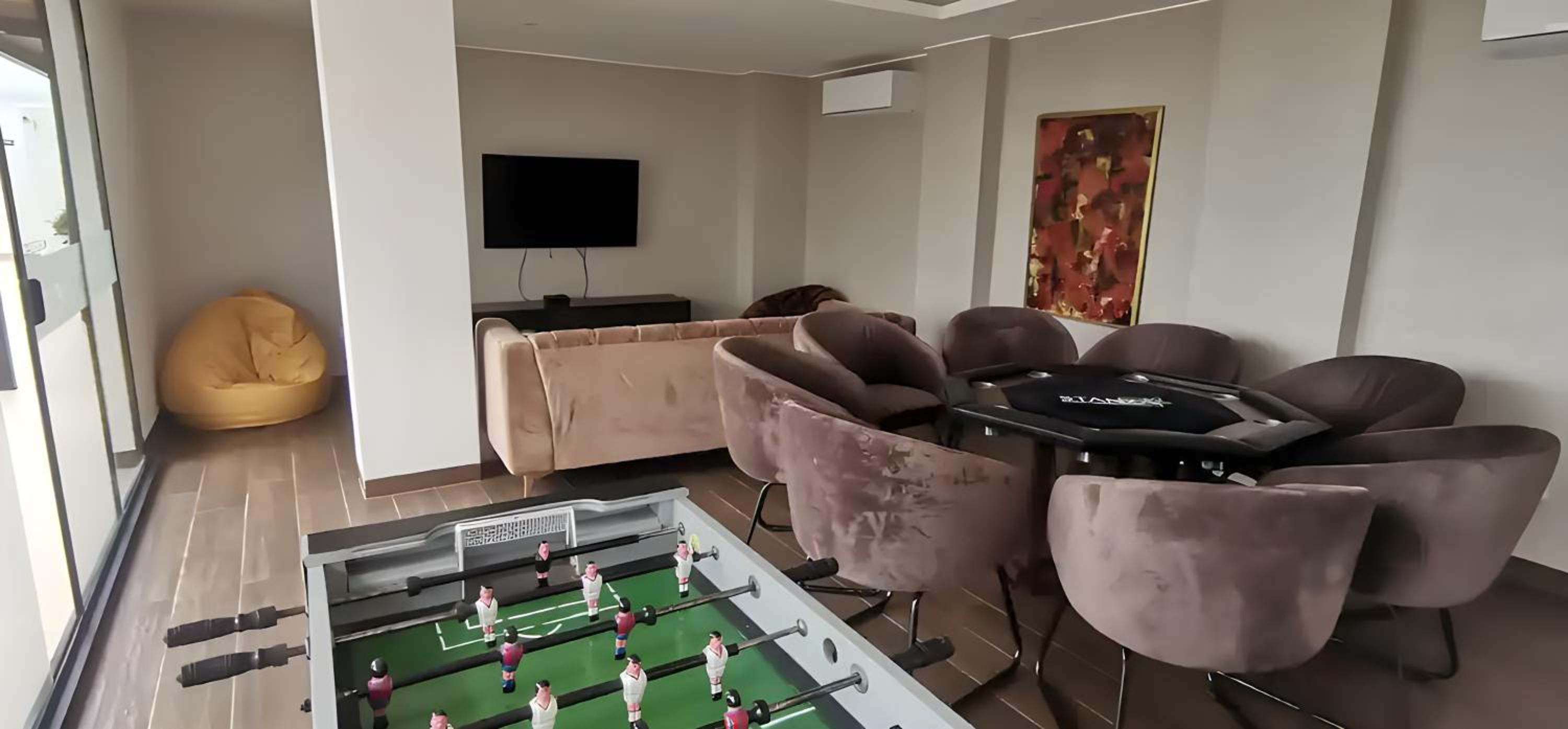 Dpto 1 dorm, 2 TVs, 2 AirCond, piscina & cowork