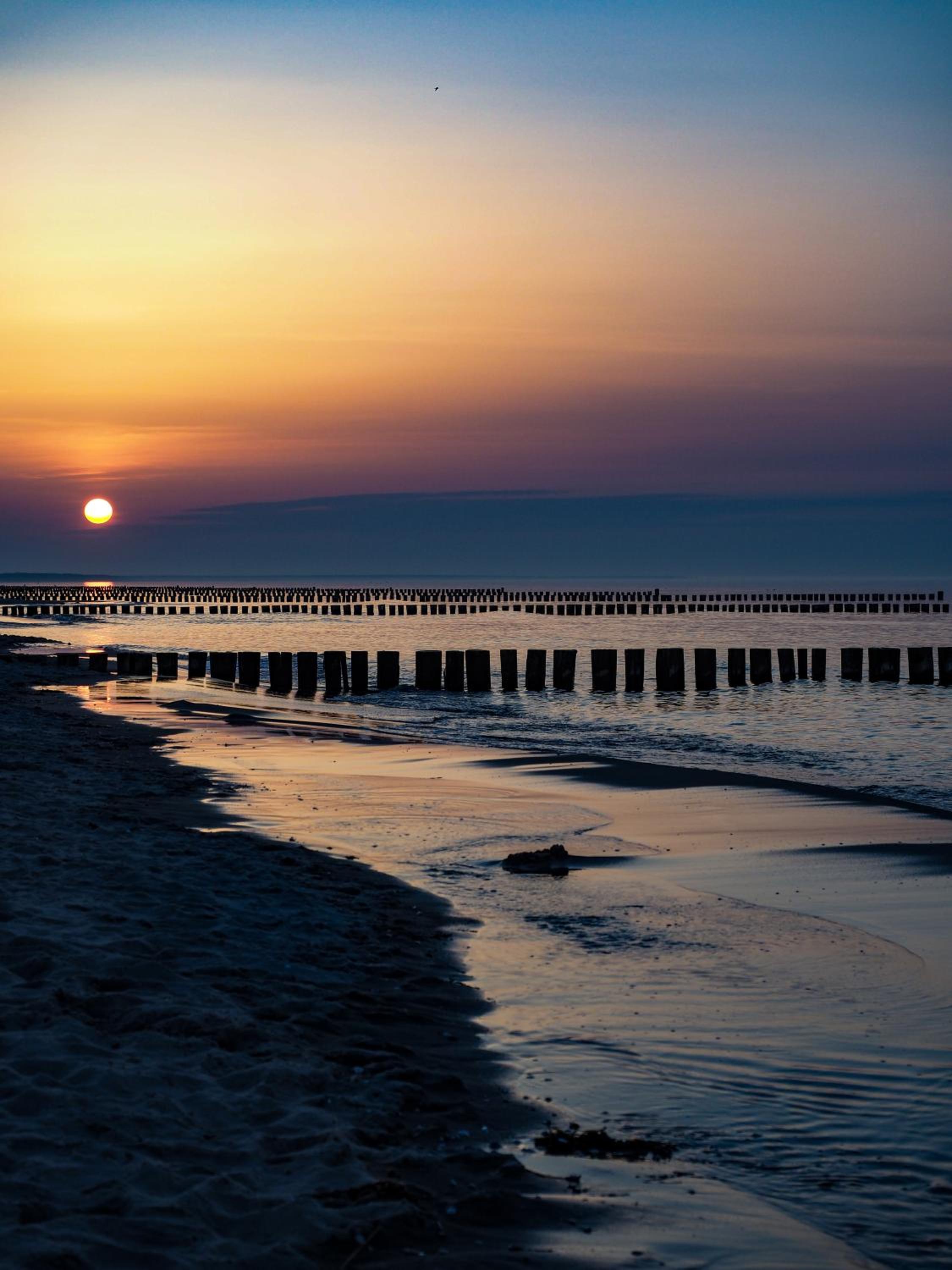 Ferienwohnung Meerfarbig Zingst - HAUSTIERFREI -Balkon - Glasfaser - Parkplatz - Fahrradschuppen - zentral&ruhig - E-Ladesäule - Waschtrockner - Nichtrauch