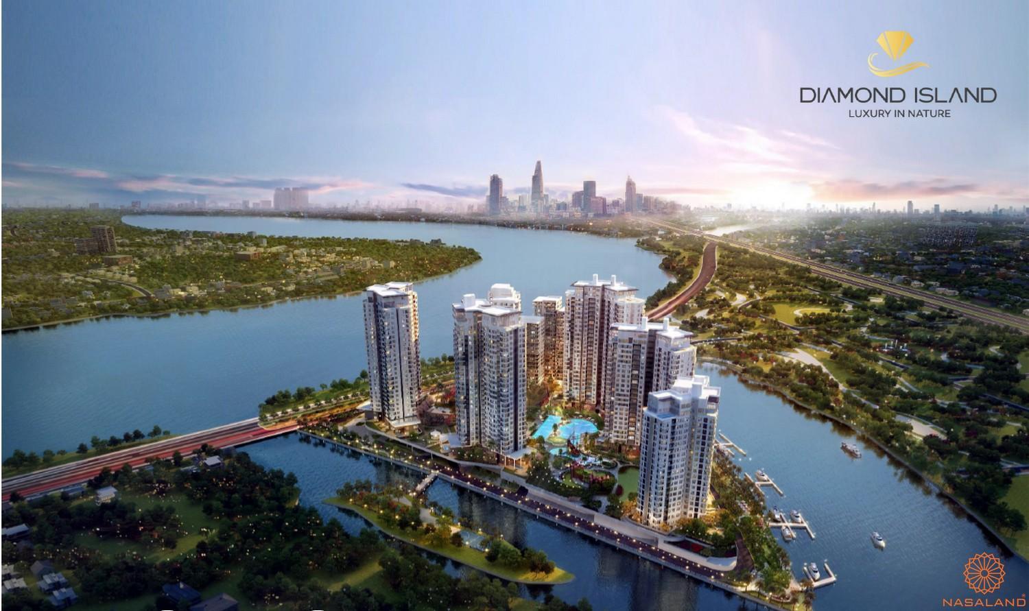 Diamond Island Highfloor RiverView 8min to D1