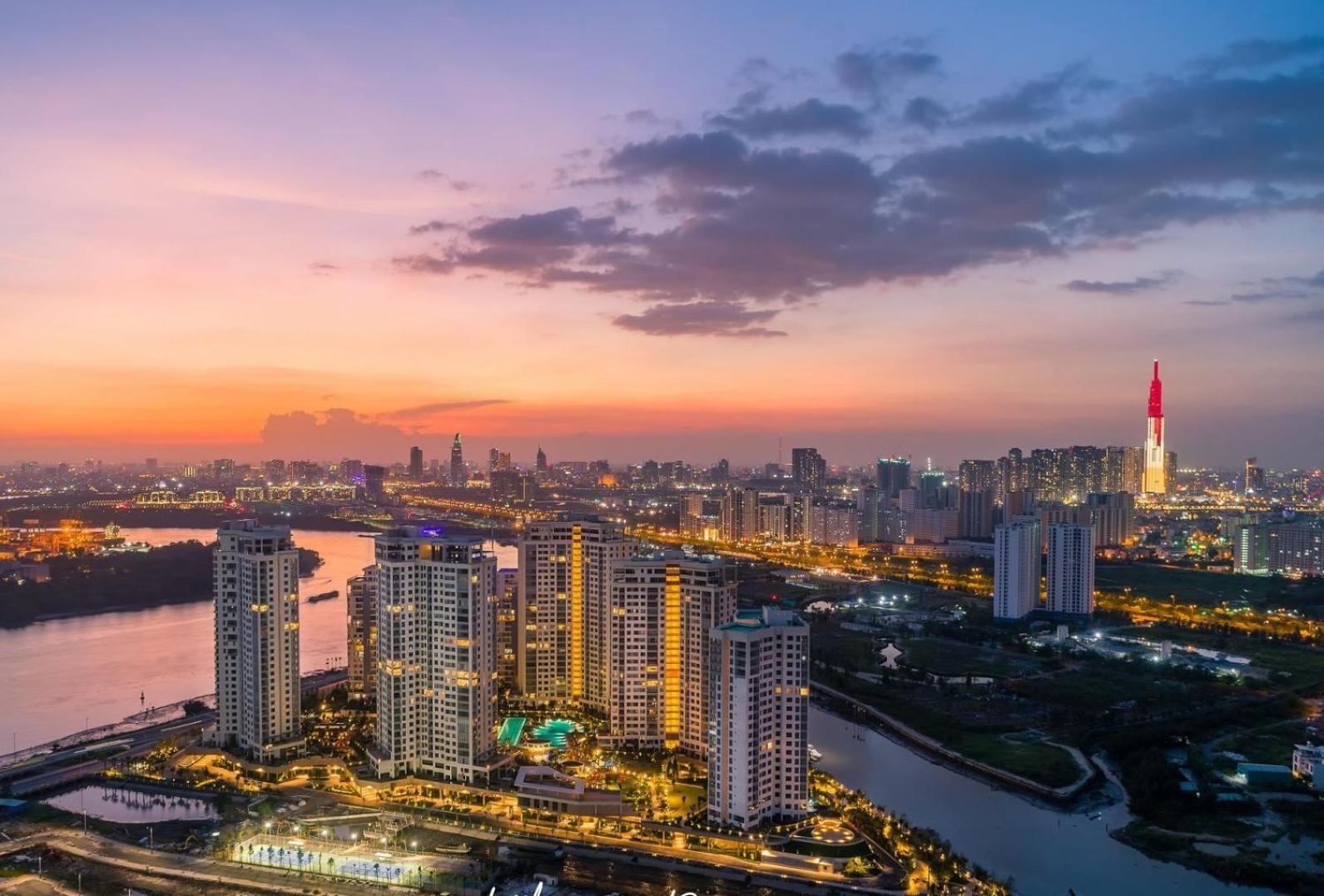 Diamond Island Highfloor RiverView 8min to D1