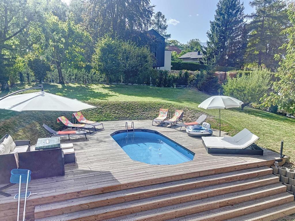 Appartement moderne avec terrasse et piscine à Châtel sur Bex