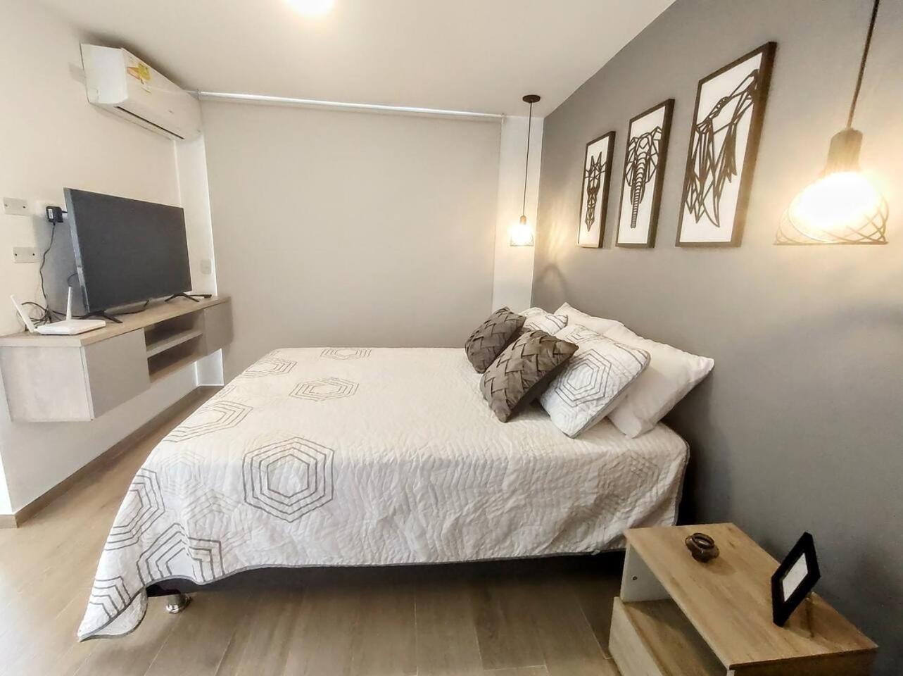 Hermoso y moderno apartaestudio en el norte de la ciudad, la Flora - 602