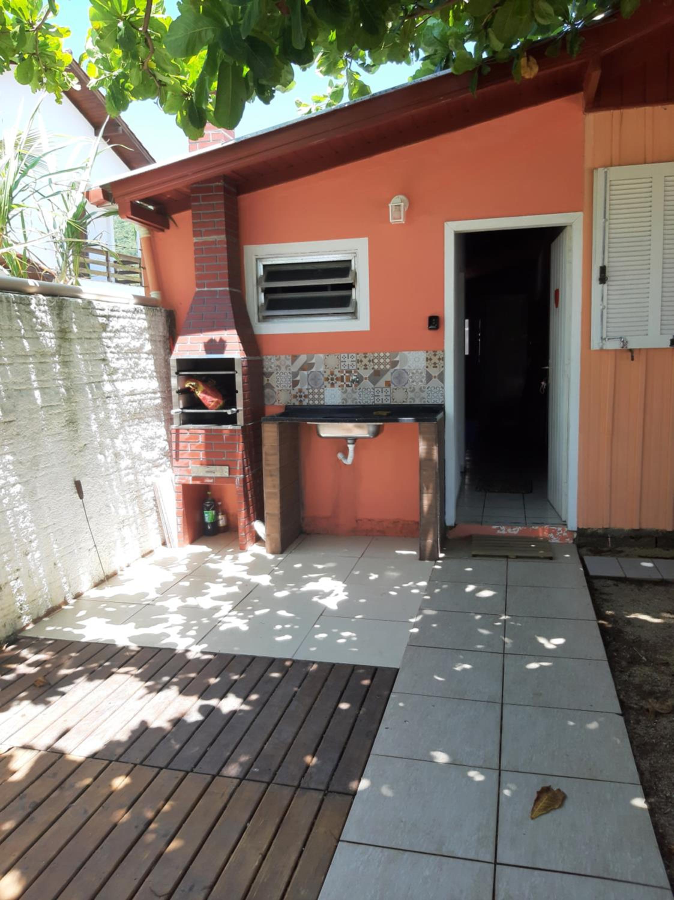 Casa na praia em frente ao mar