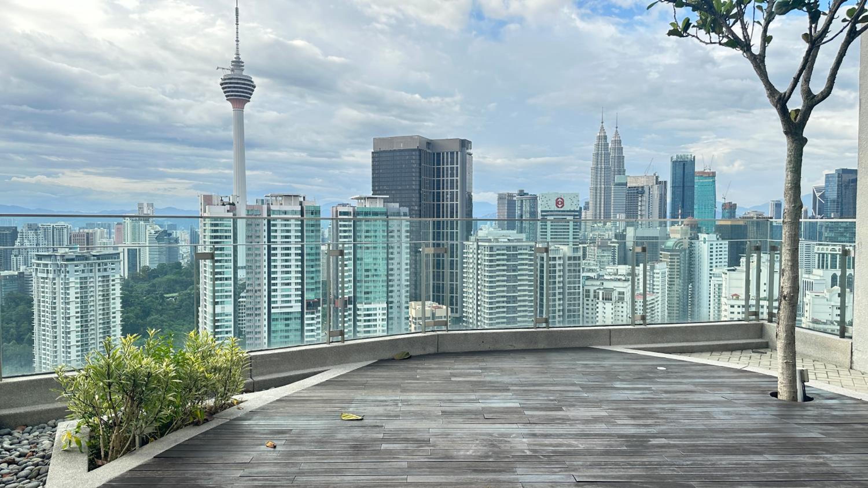 Skyline view in Bukit Bintang The Robertson 42f