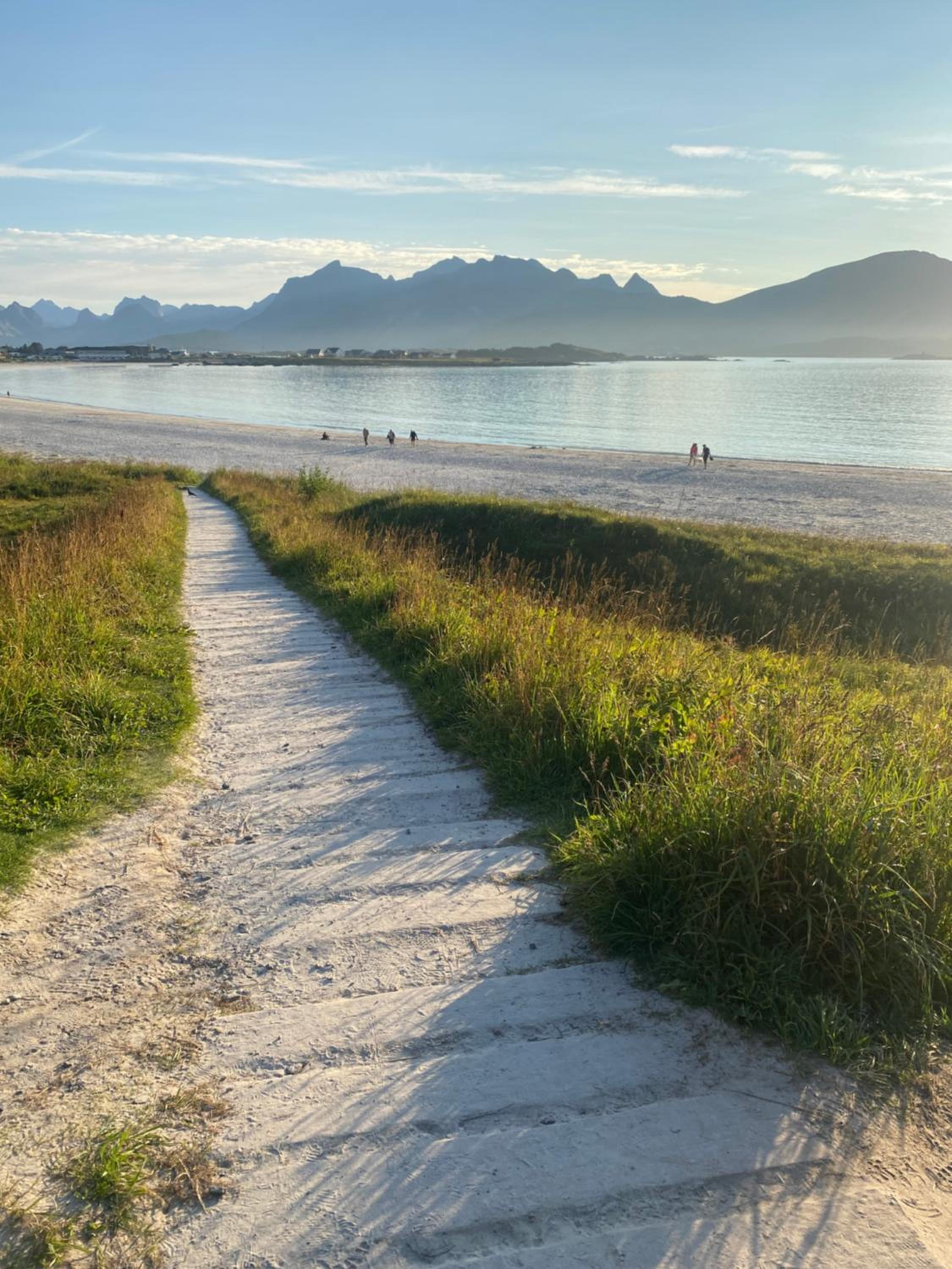 Moderne minihus ved havet