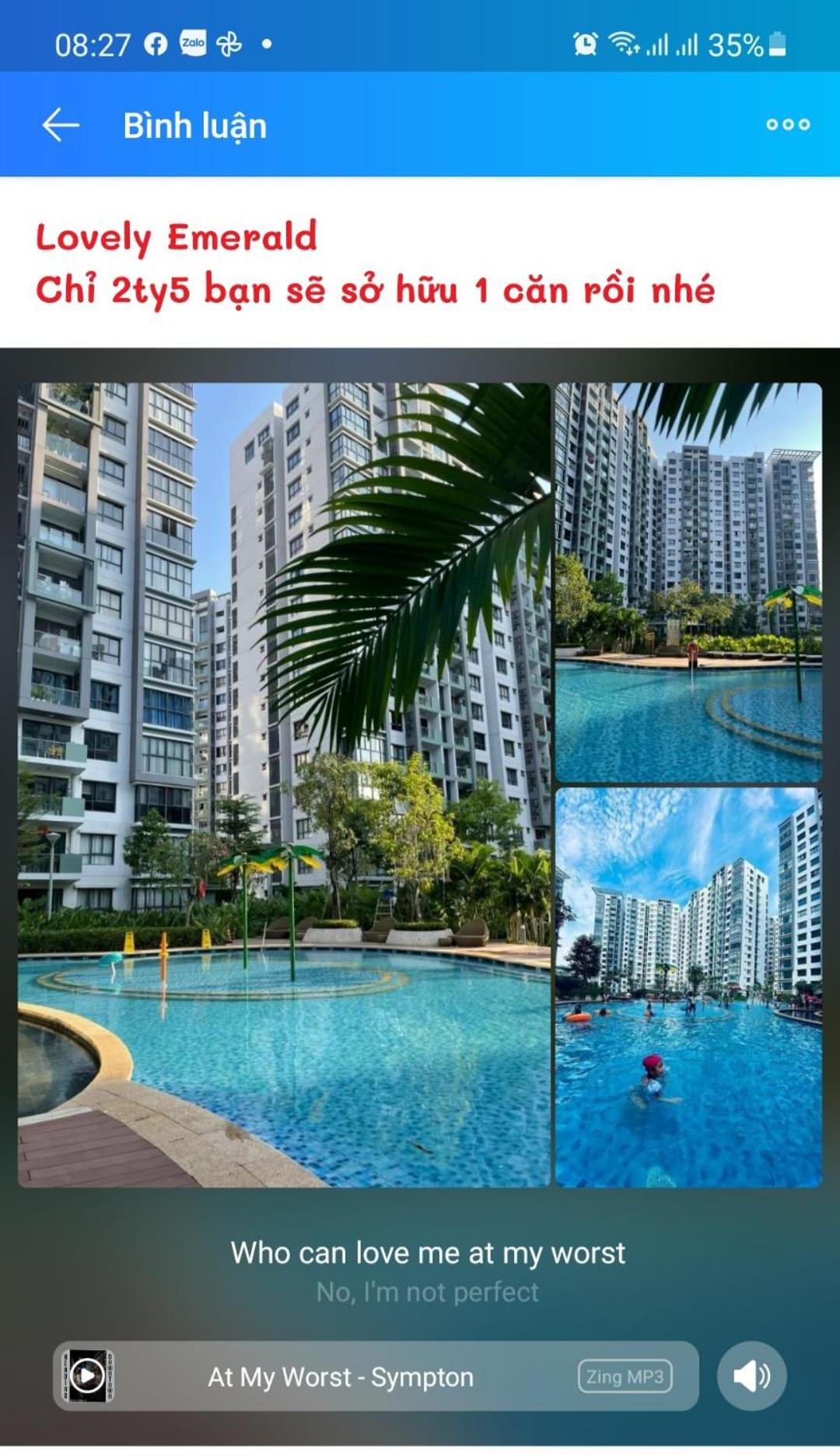Căn hộ 2 phòng ngủ gần sân bay TSN