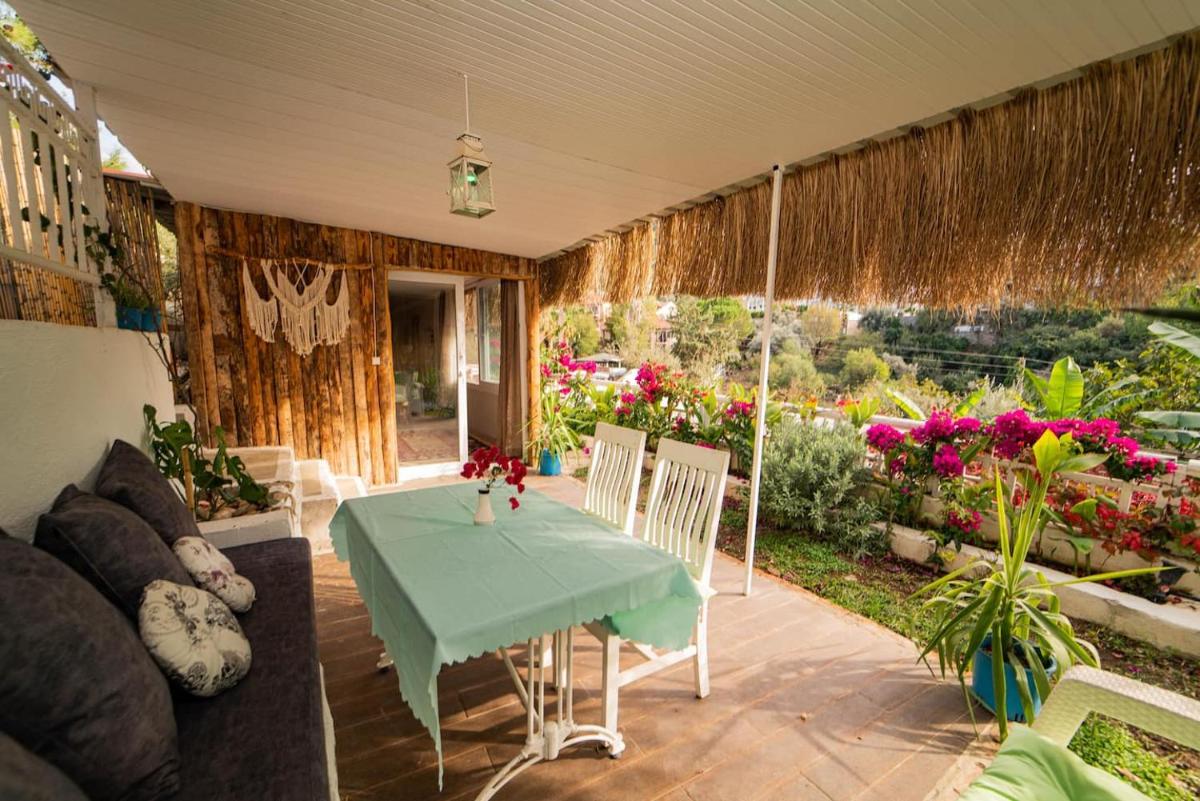 outdoor BBQ area