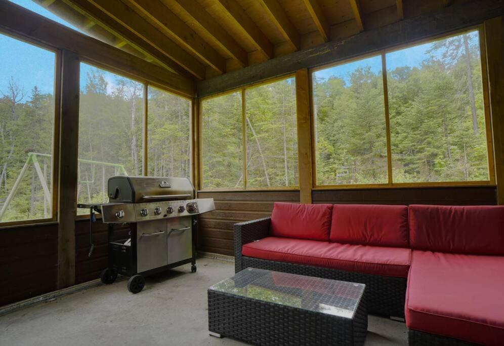 Chalet L'Hérisson (Modern, Spa, BBQ, waterfront)