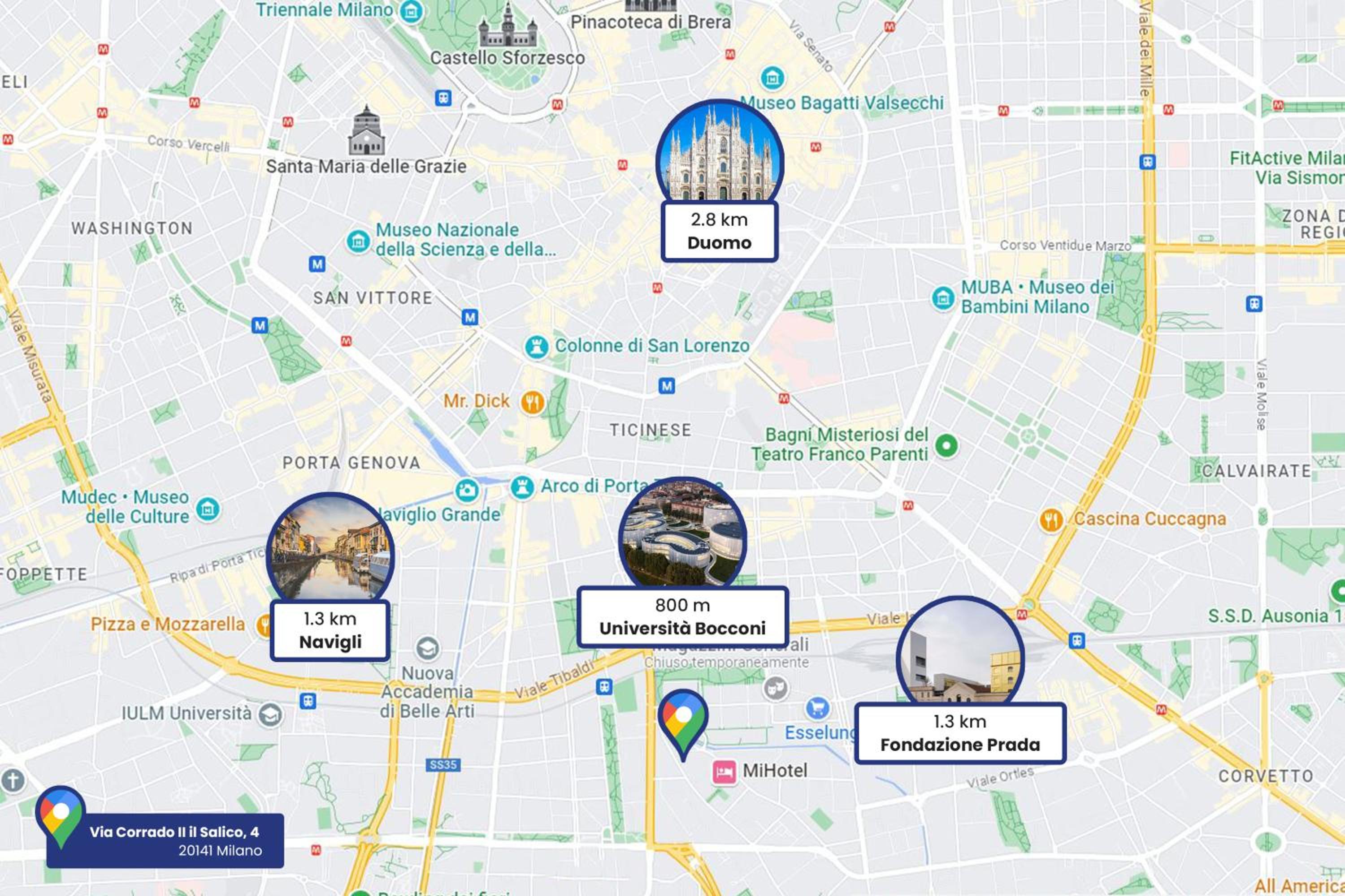 Milan - Bocconi e Navigli - Spacious 3BR Apartment 95 m - Free Parking