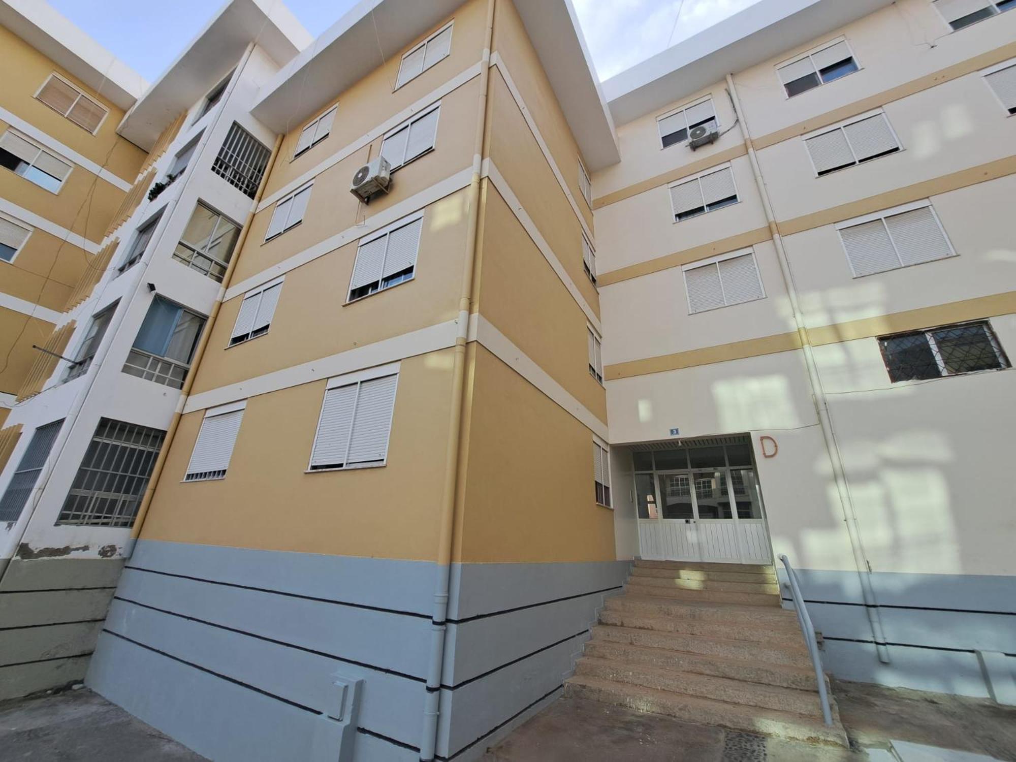 Quarto amplo do apartamento no Palmarejo
