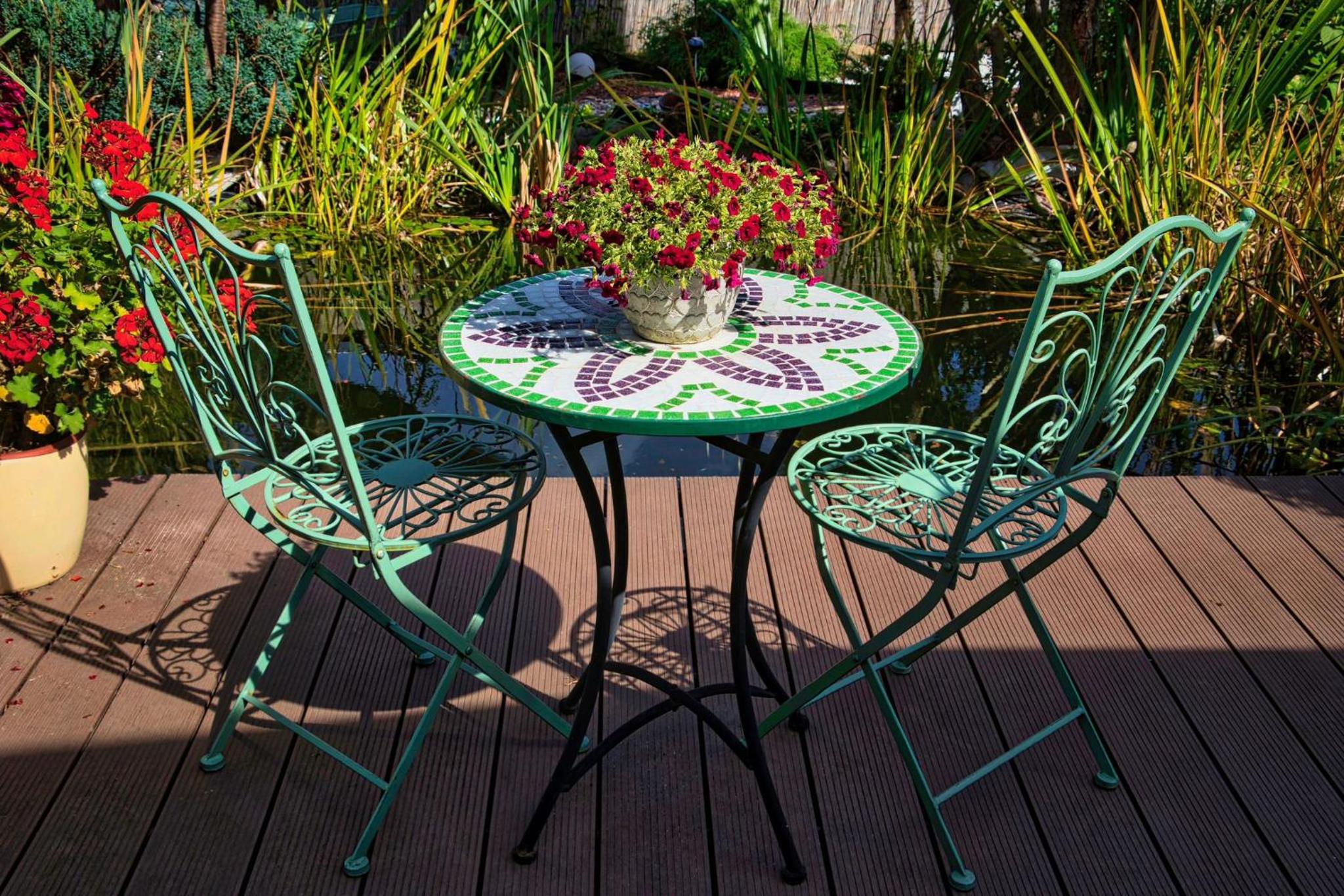 Ferienhaus mit mediterraner Terrasse