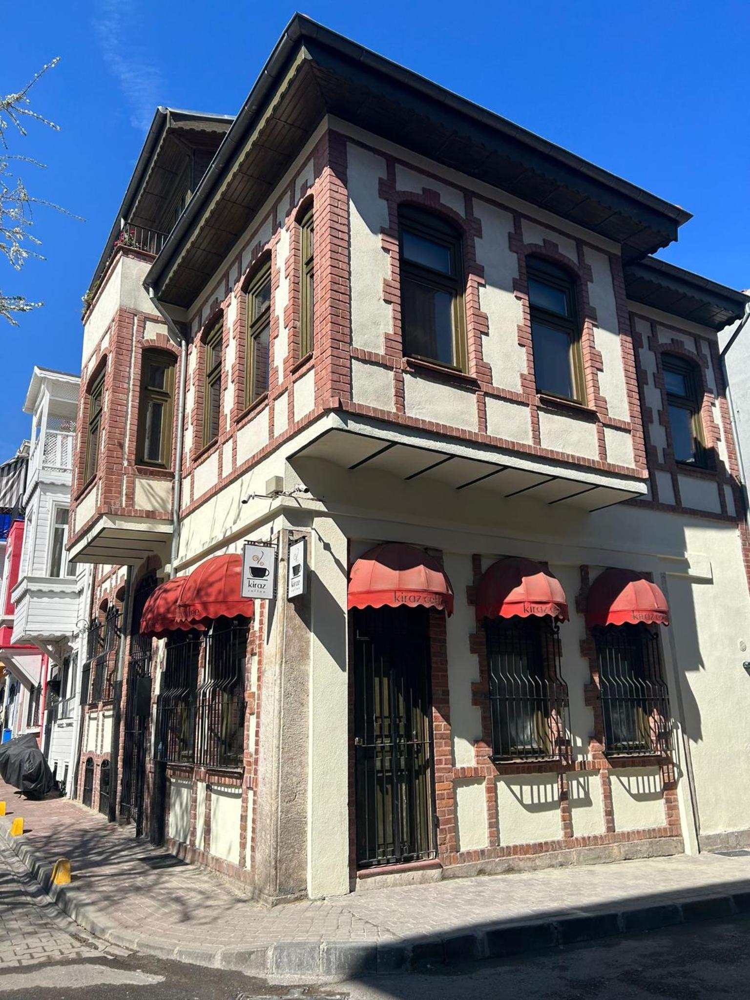 Historical Greco-Ottoman Pavilion near Tram in Fatih
