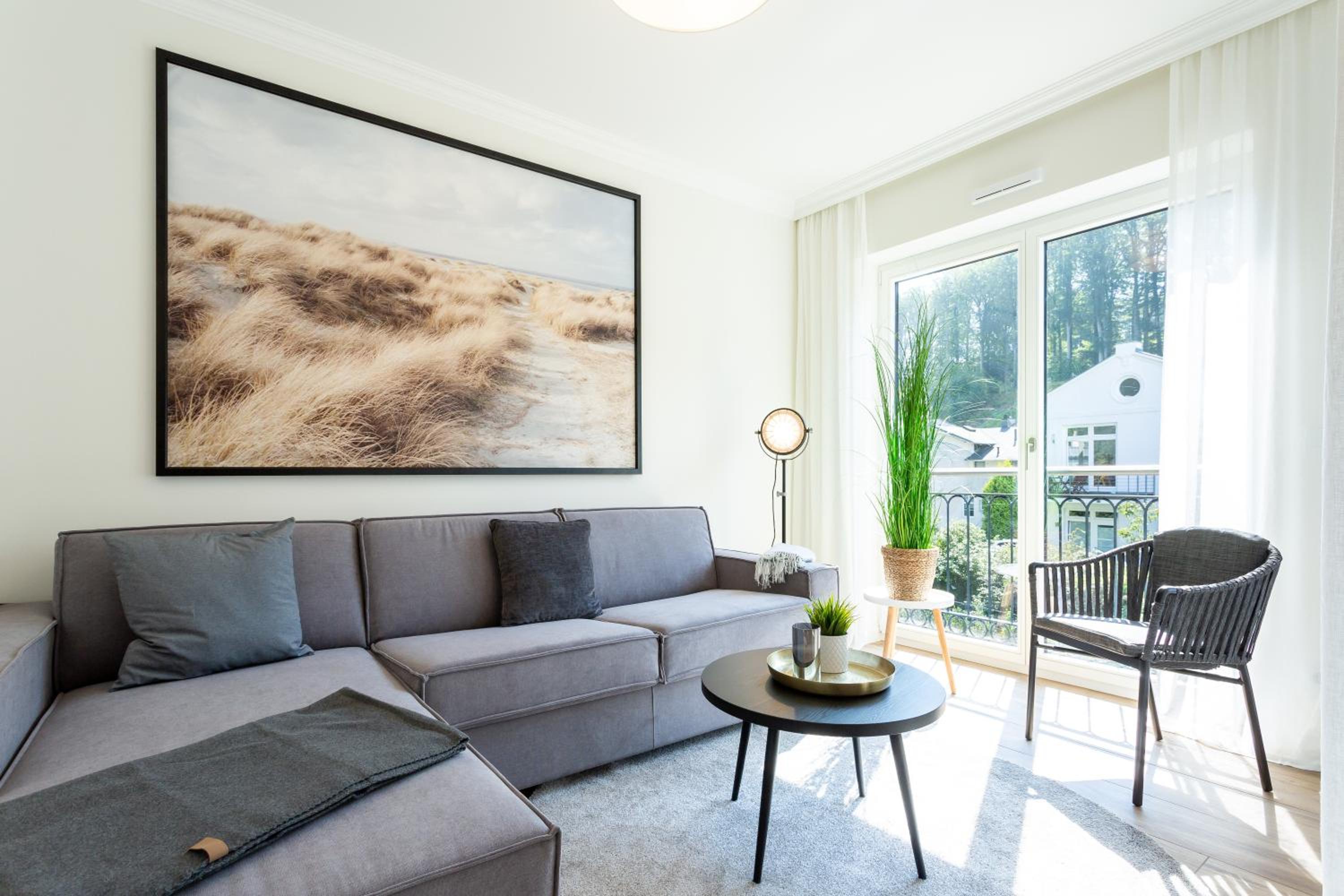 Villa Chloe Binz Appartements exklusiv in Top Lage mit Strandkorb am Strand