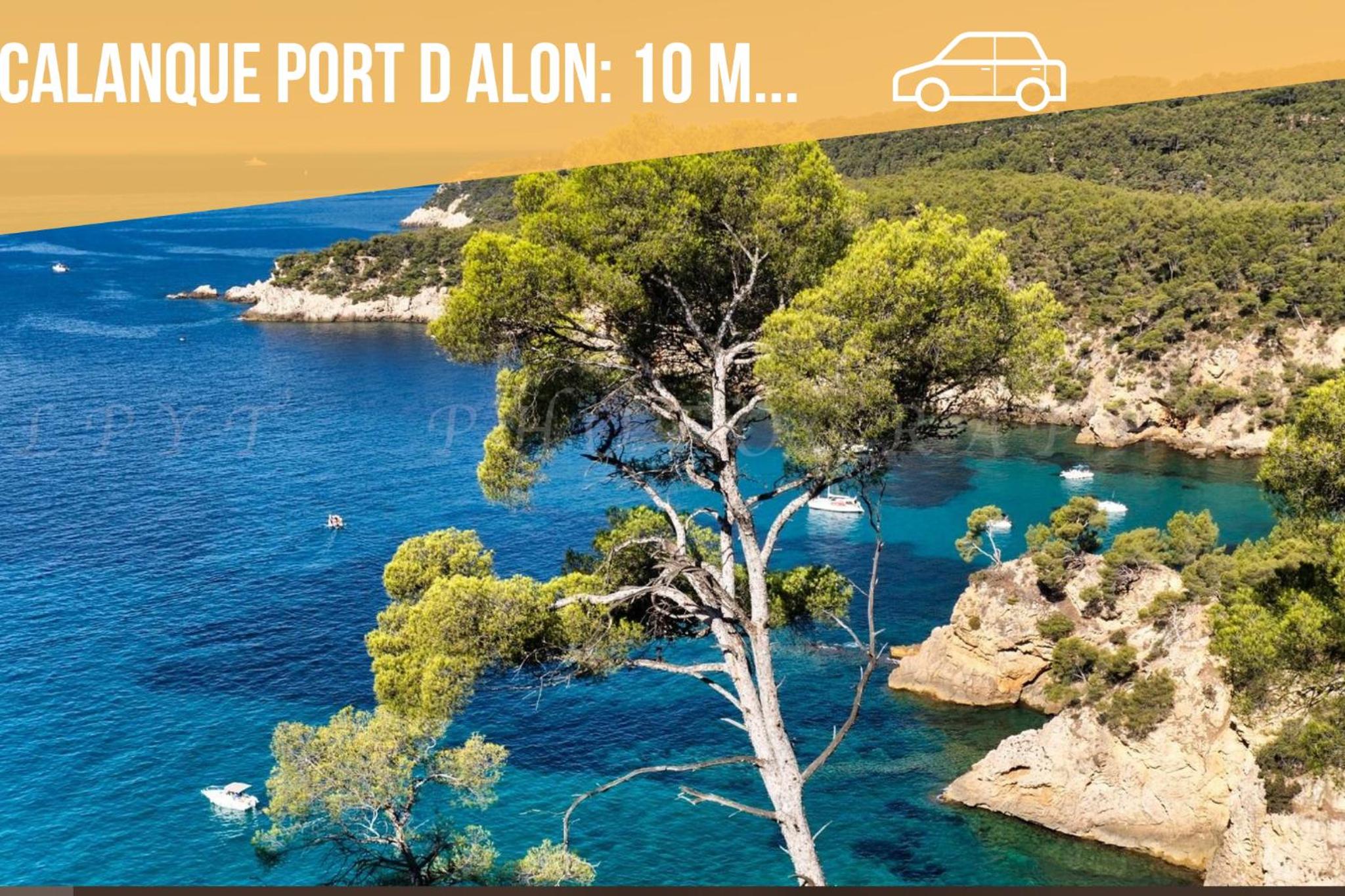 Dependance neuve entre mer et nature, climatisée avec vue